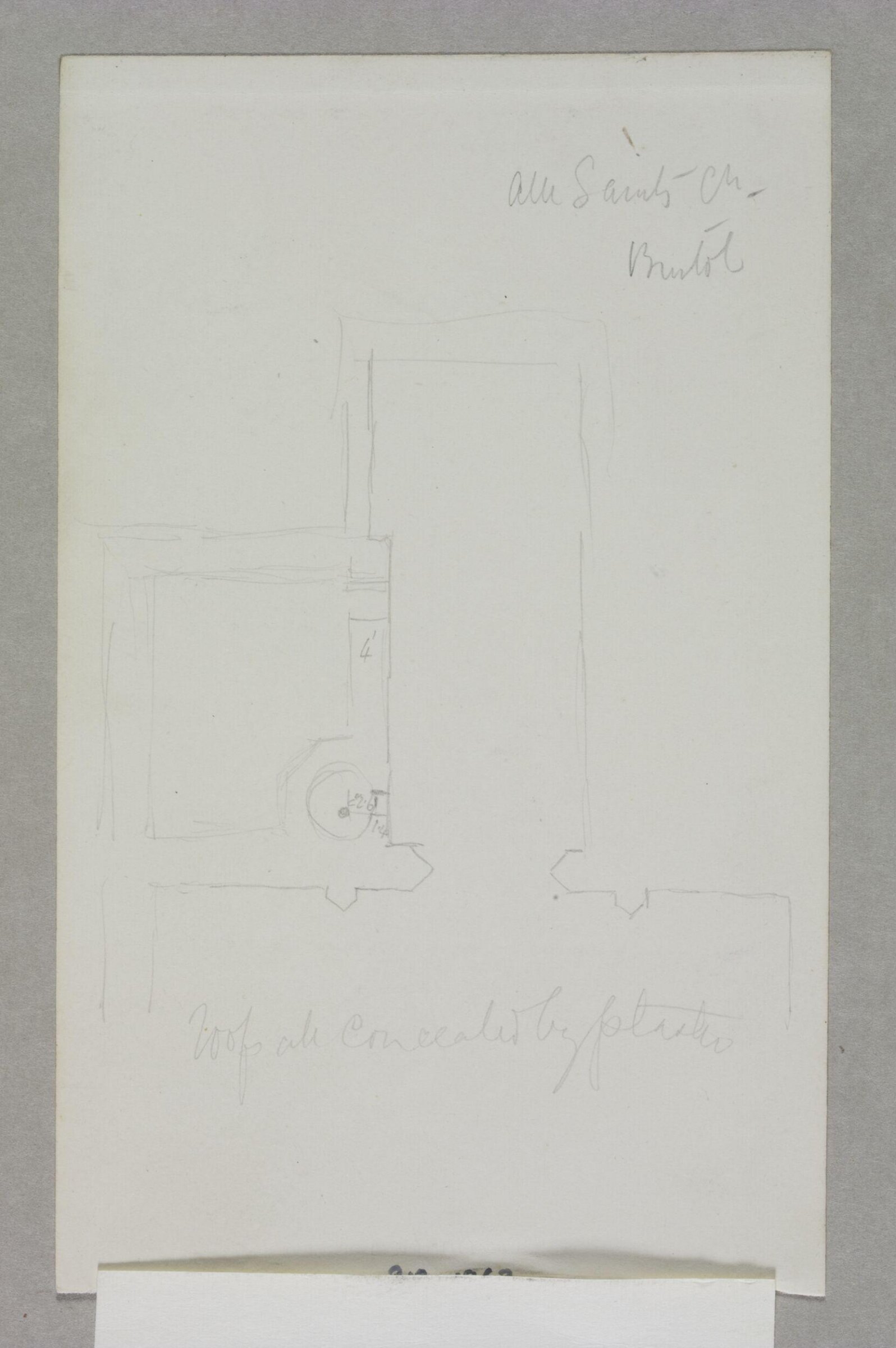 Drawing, Edward William Godwin, late 19th century