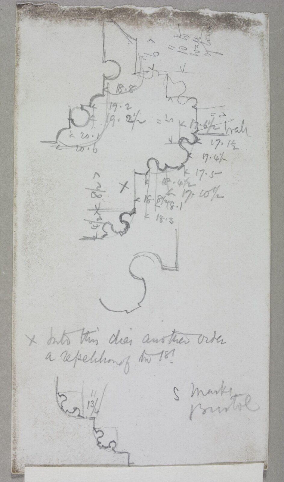 Drawing, Edward William Godwin, late 19th century
