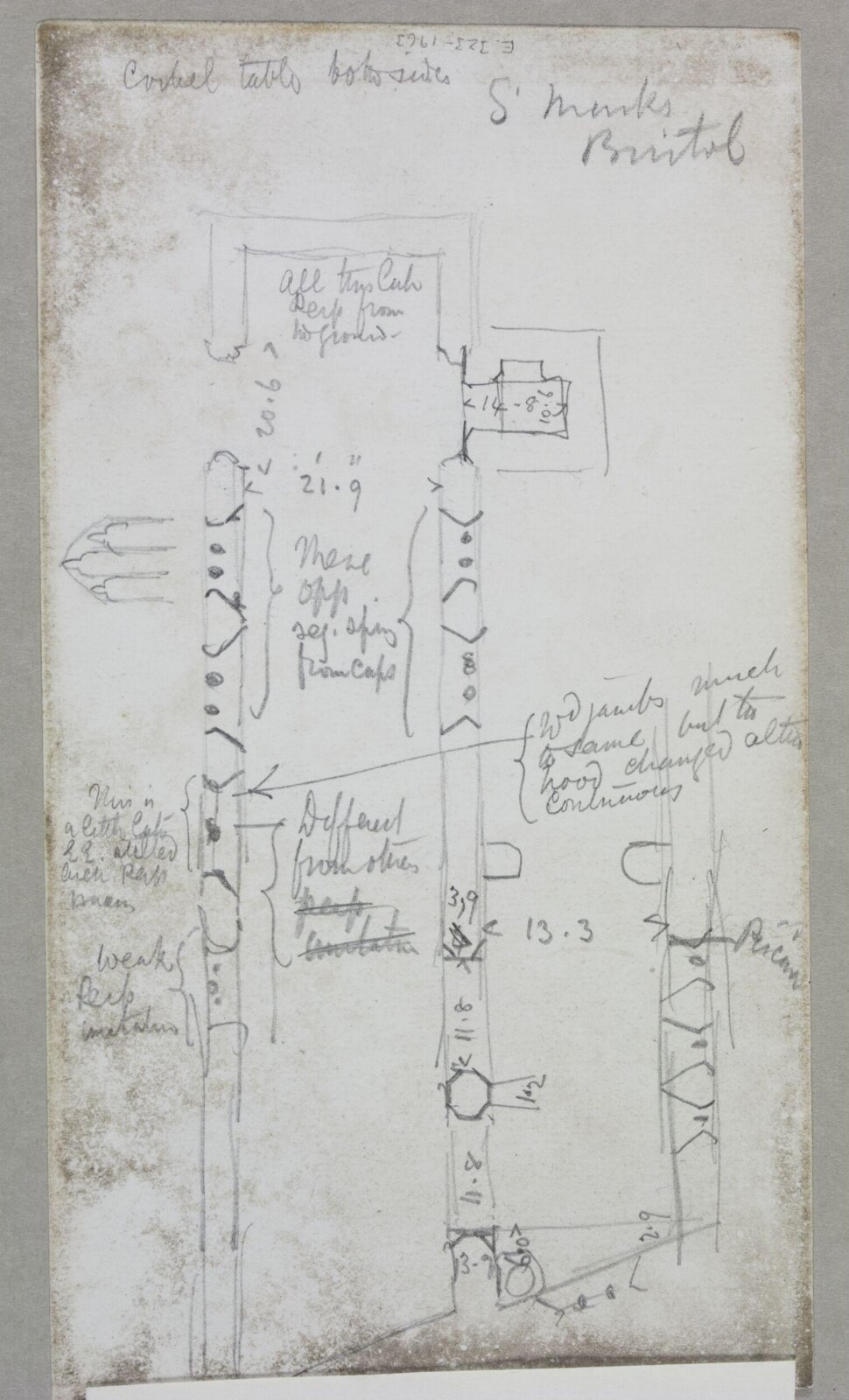 Drawing, Edward William Godwin, late 19th century
