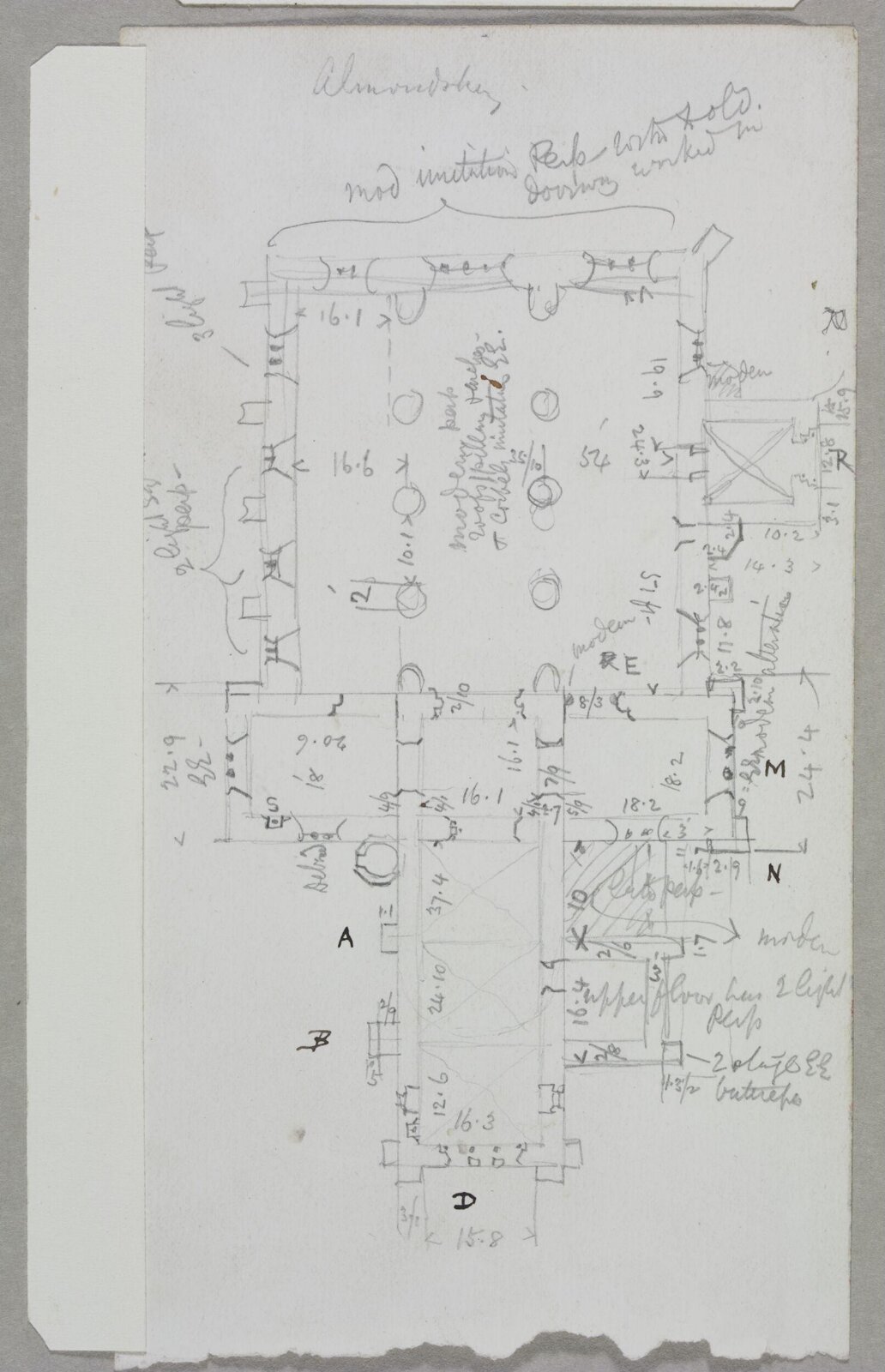 Drawing, Edward William Godwin, late 19th century