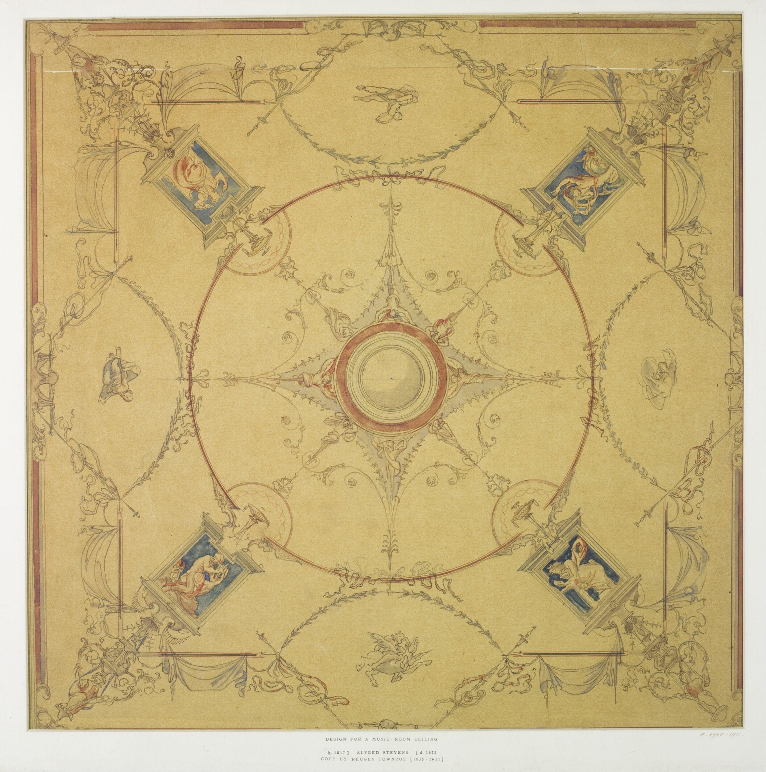 Design for a music-room ceiling