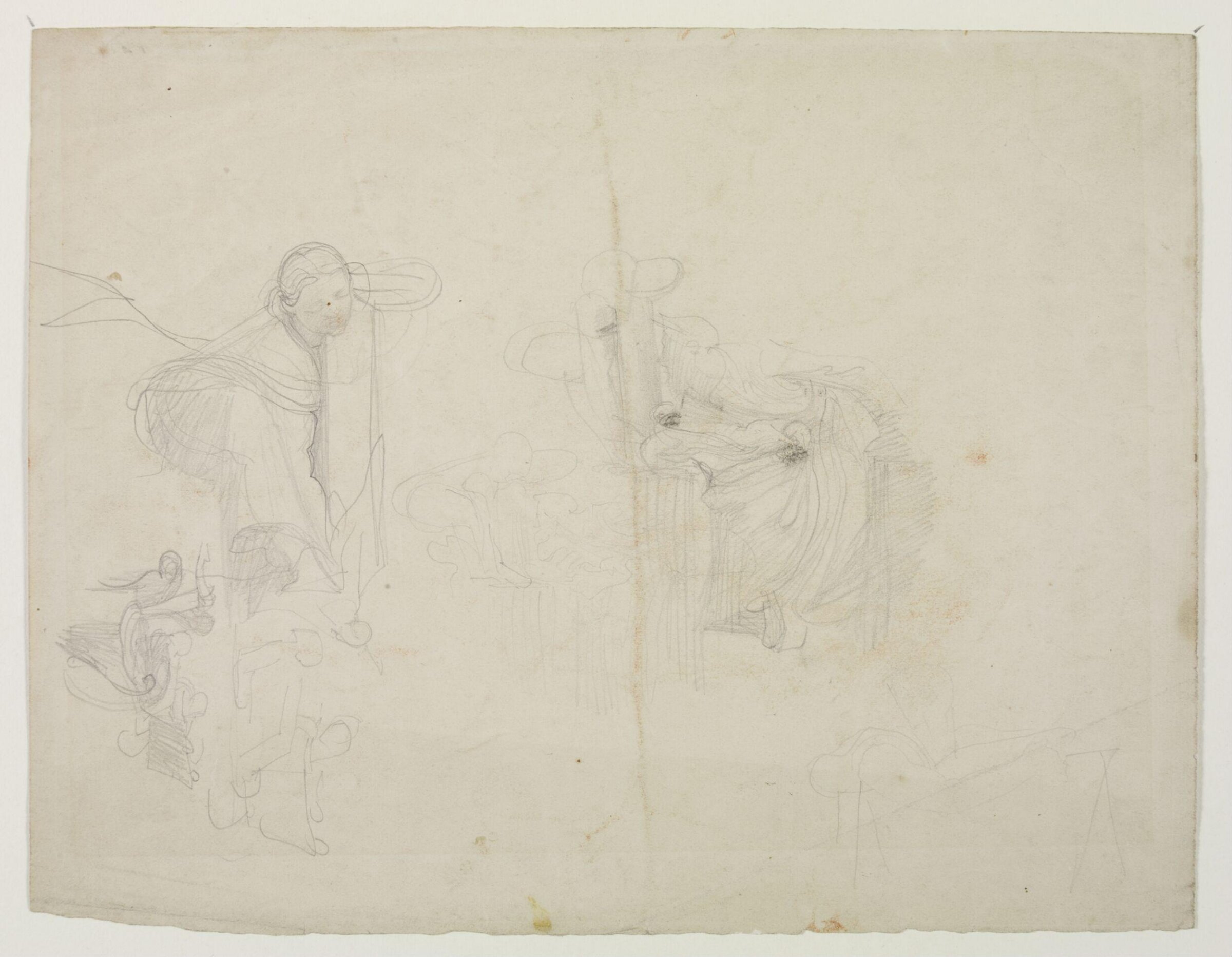 Drawing, Alfred Stevens, 19th century