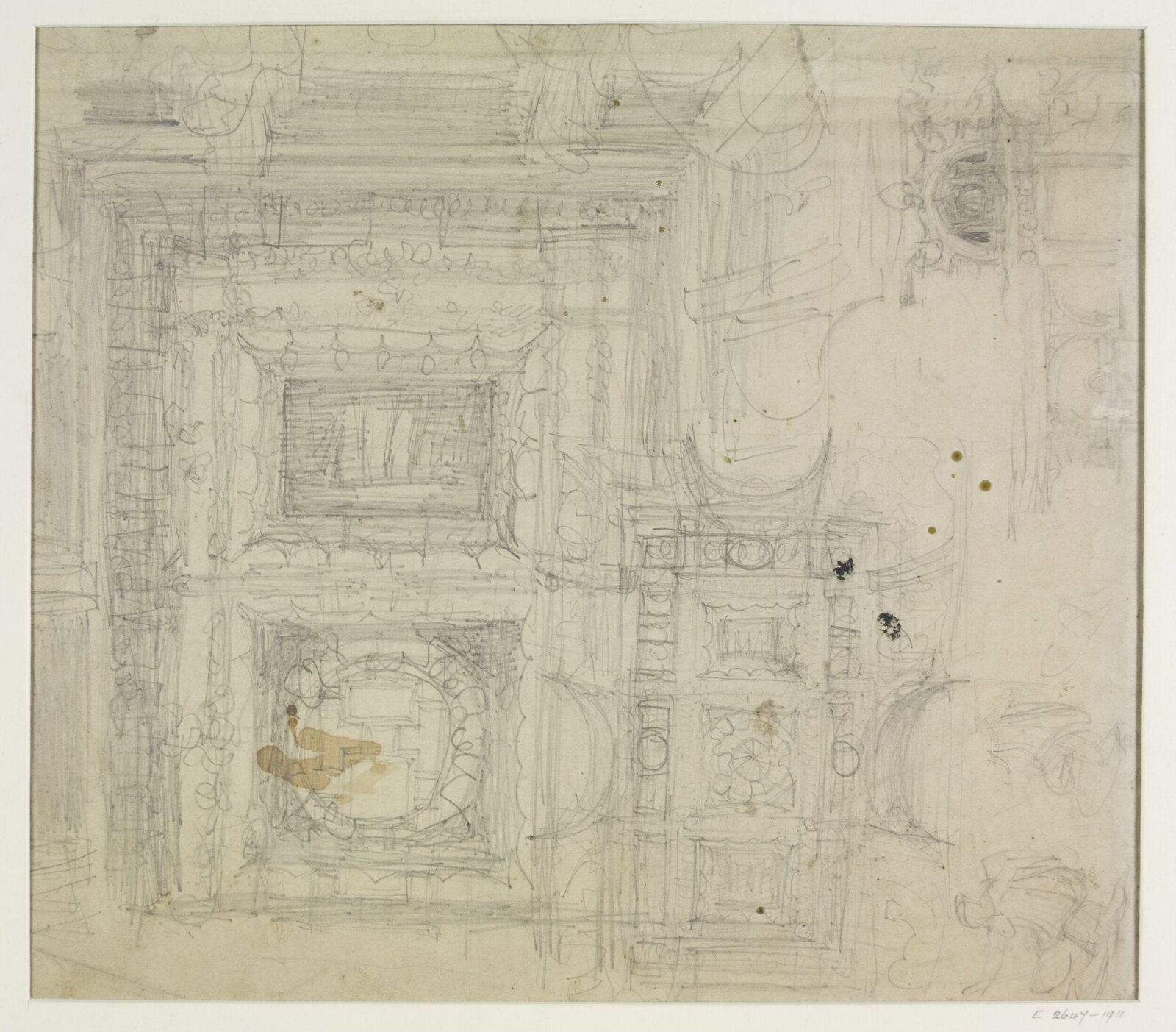 Drawing, Alfred Stevens, 19th century