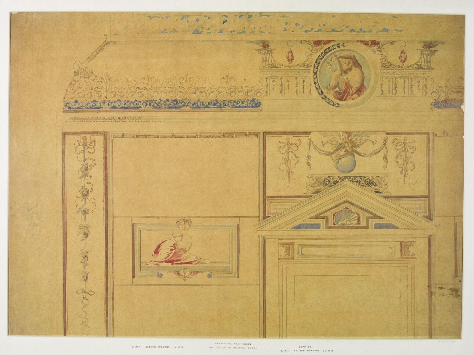 Watercolour drawing, Townroe, 19th century