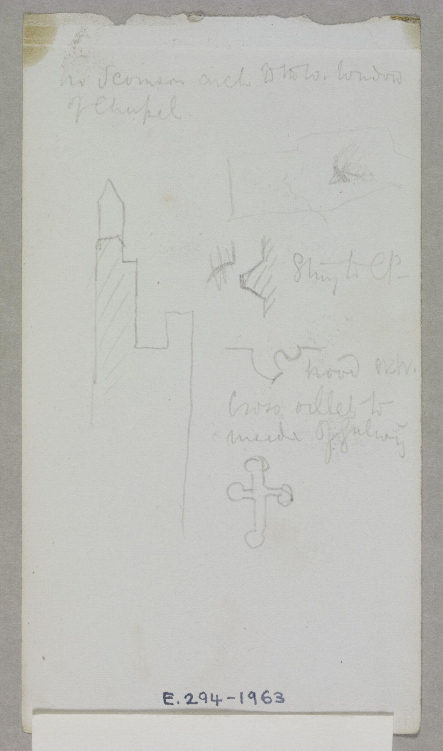 Drawing, Эдвард Уильям Годвин, 1850-е