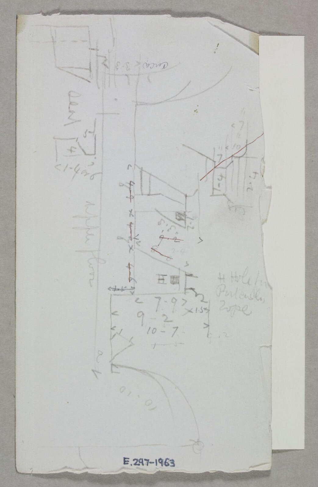 Drawing, Edward William Godwin, 1850s