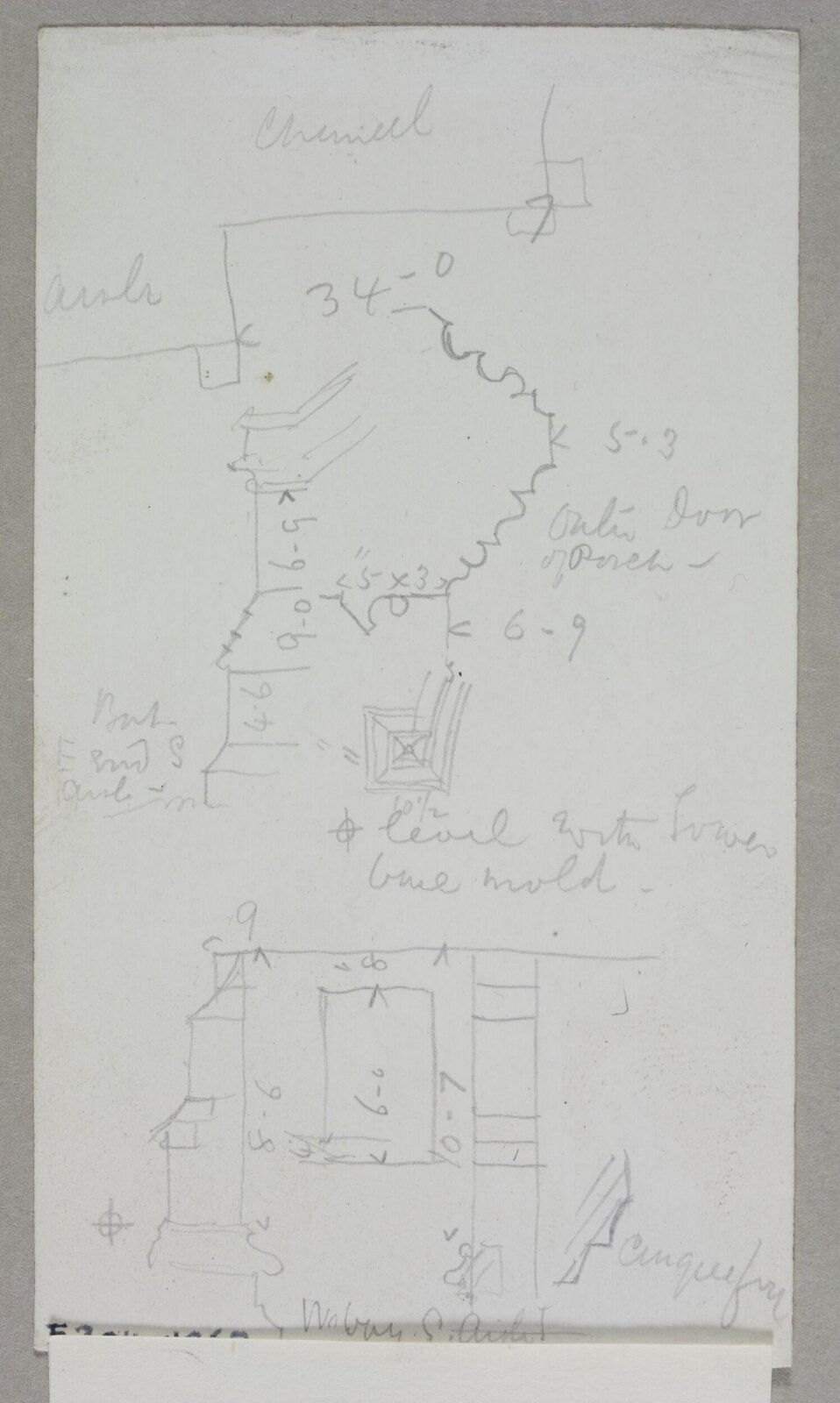 Drawing, Edward William Godwin, May 1855-July 1855