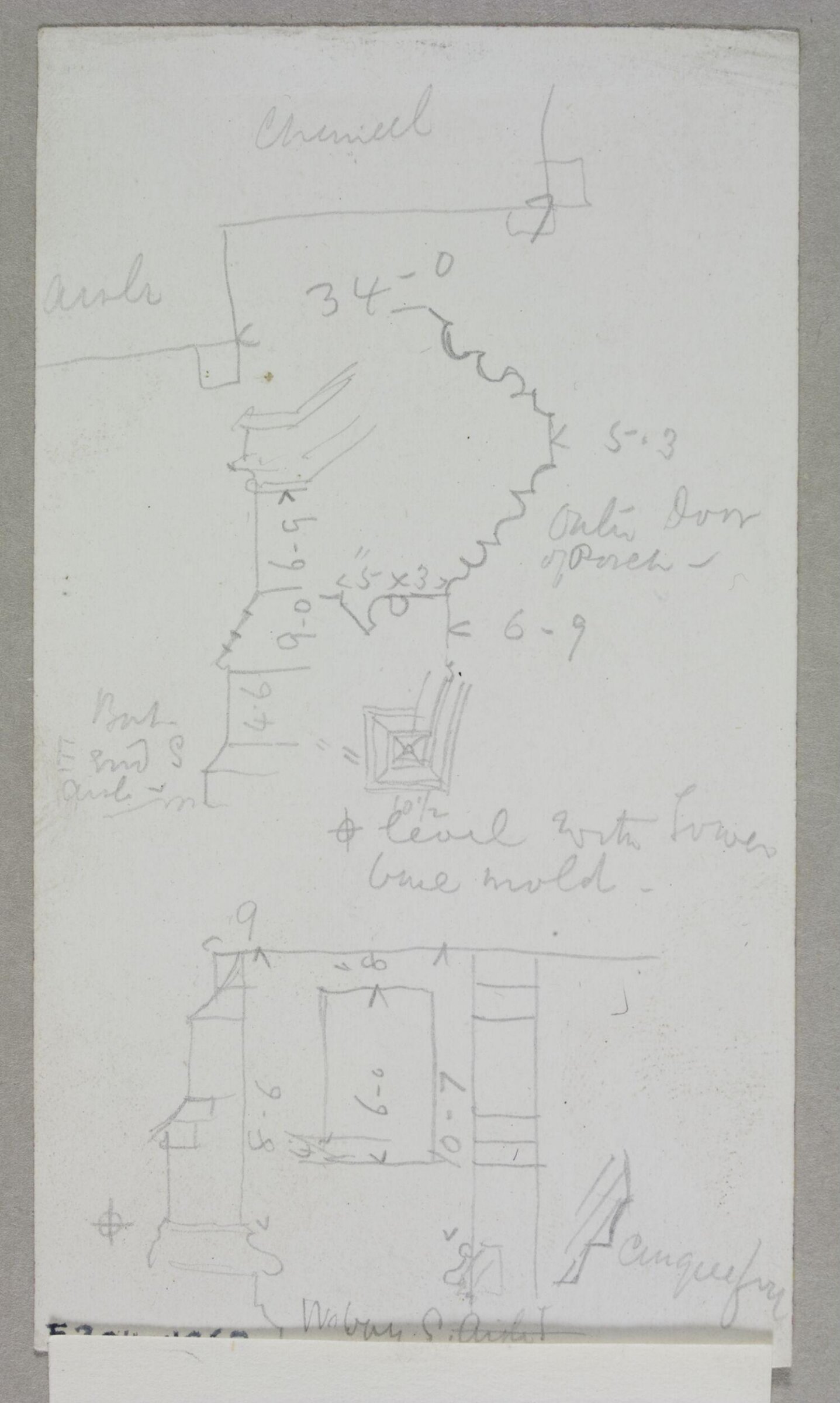 Drawing, Эдвард Уильям Годвин, май 1855 — июль 1855