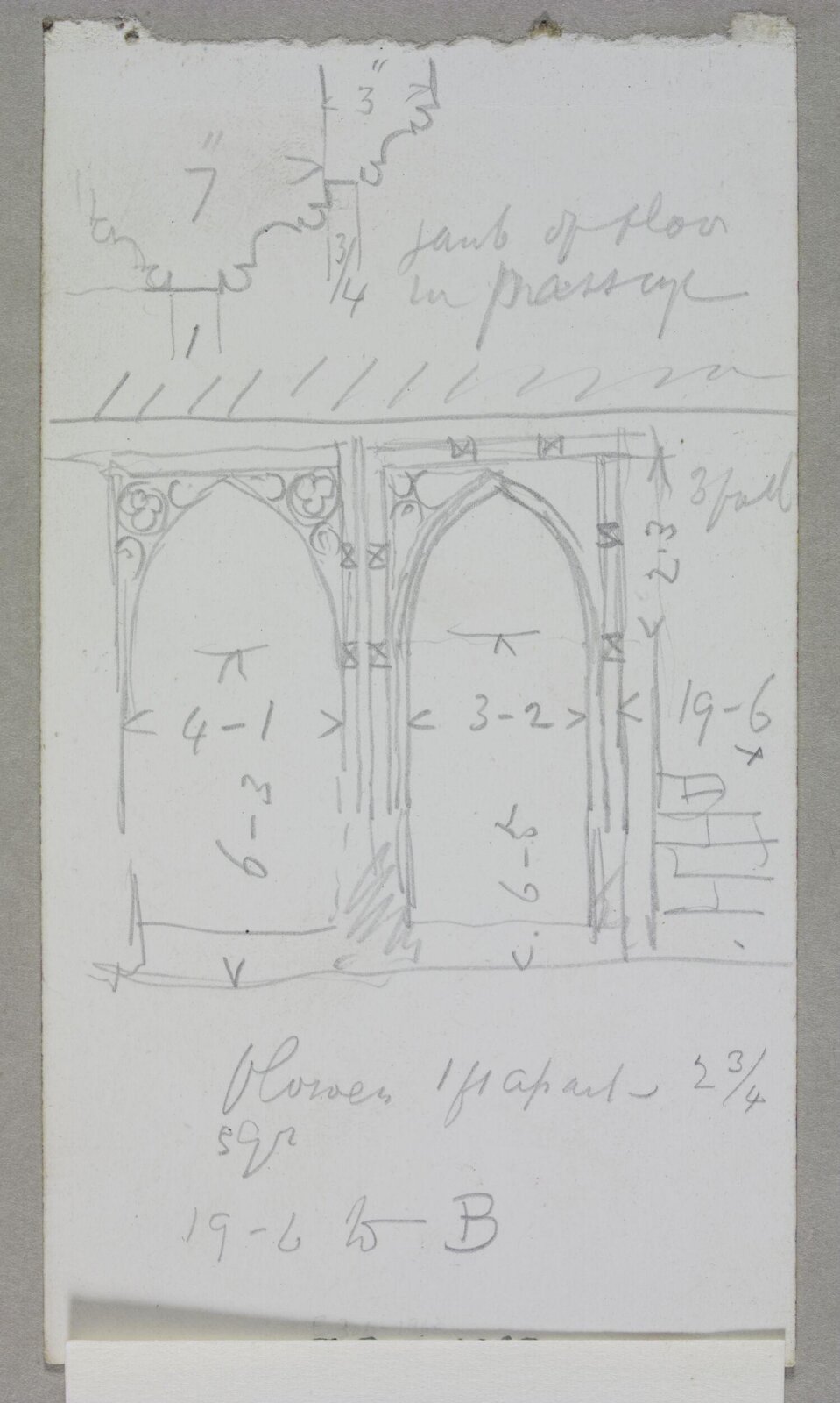 Drawing, Edward William Godwin, May 1855-July 1855