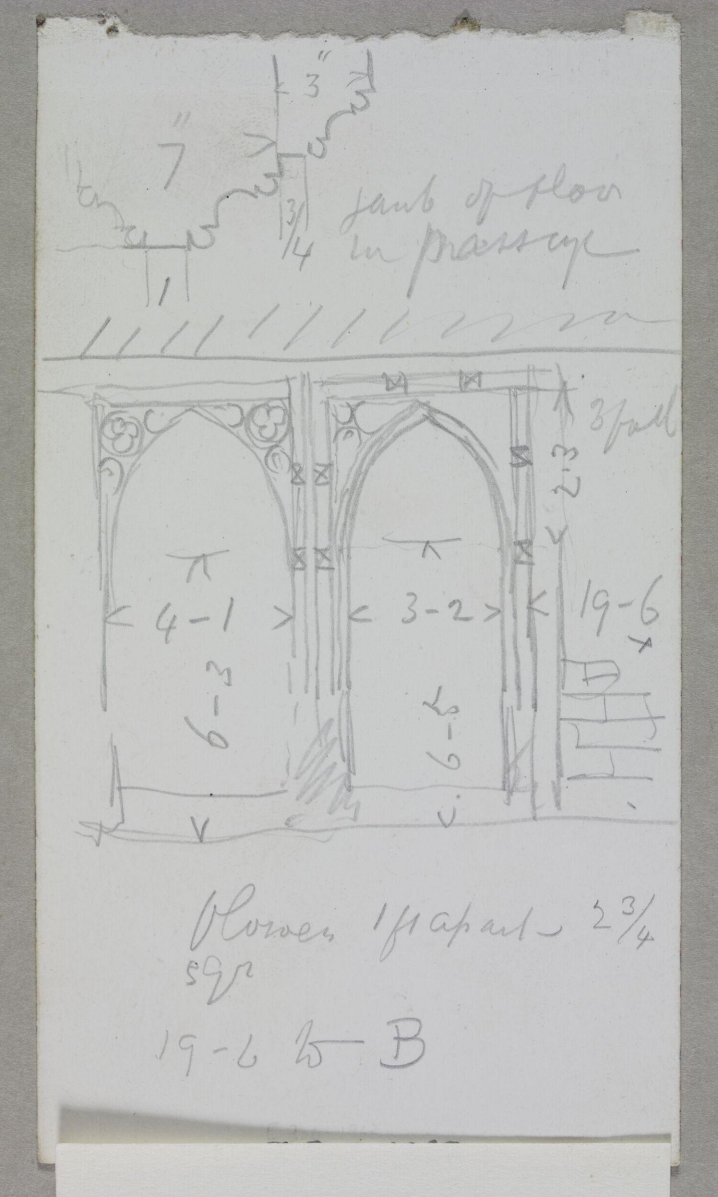 Drawing, Эдвард Уильям Годвин, май 1855 — июль 1855
