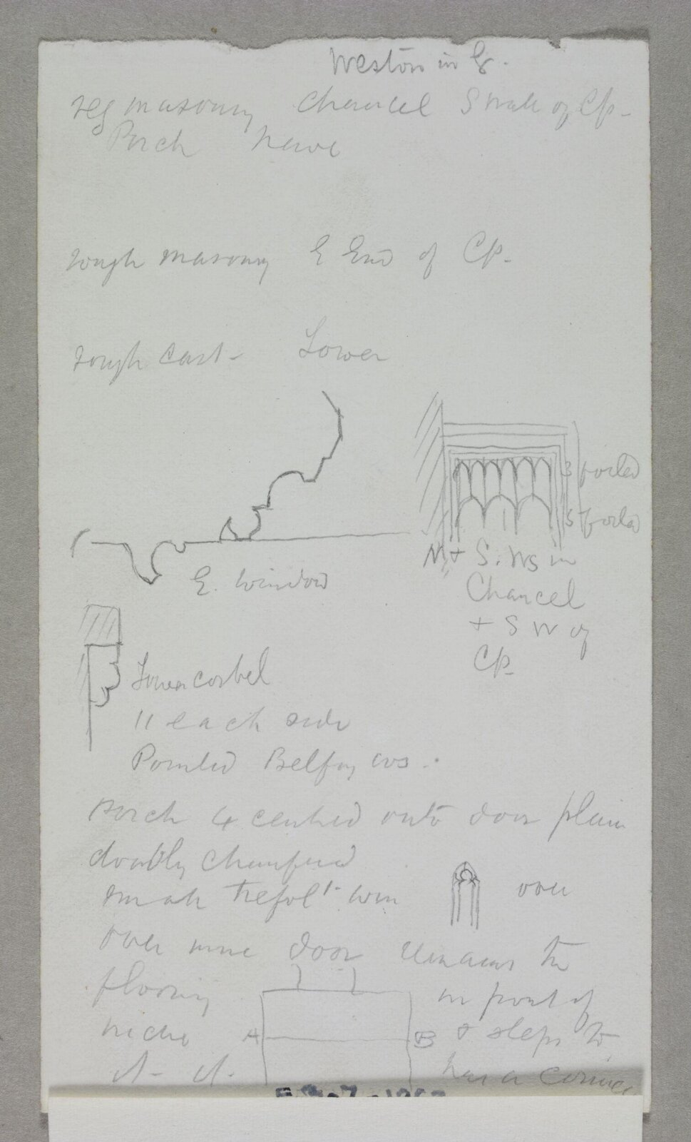 Drawing, Edward William Godwin, May 1855-July 1855