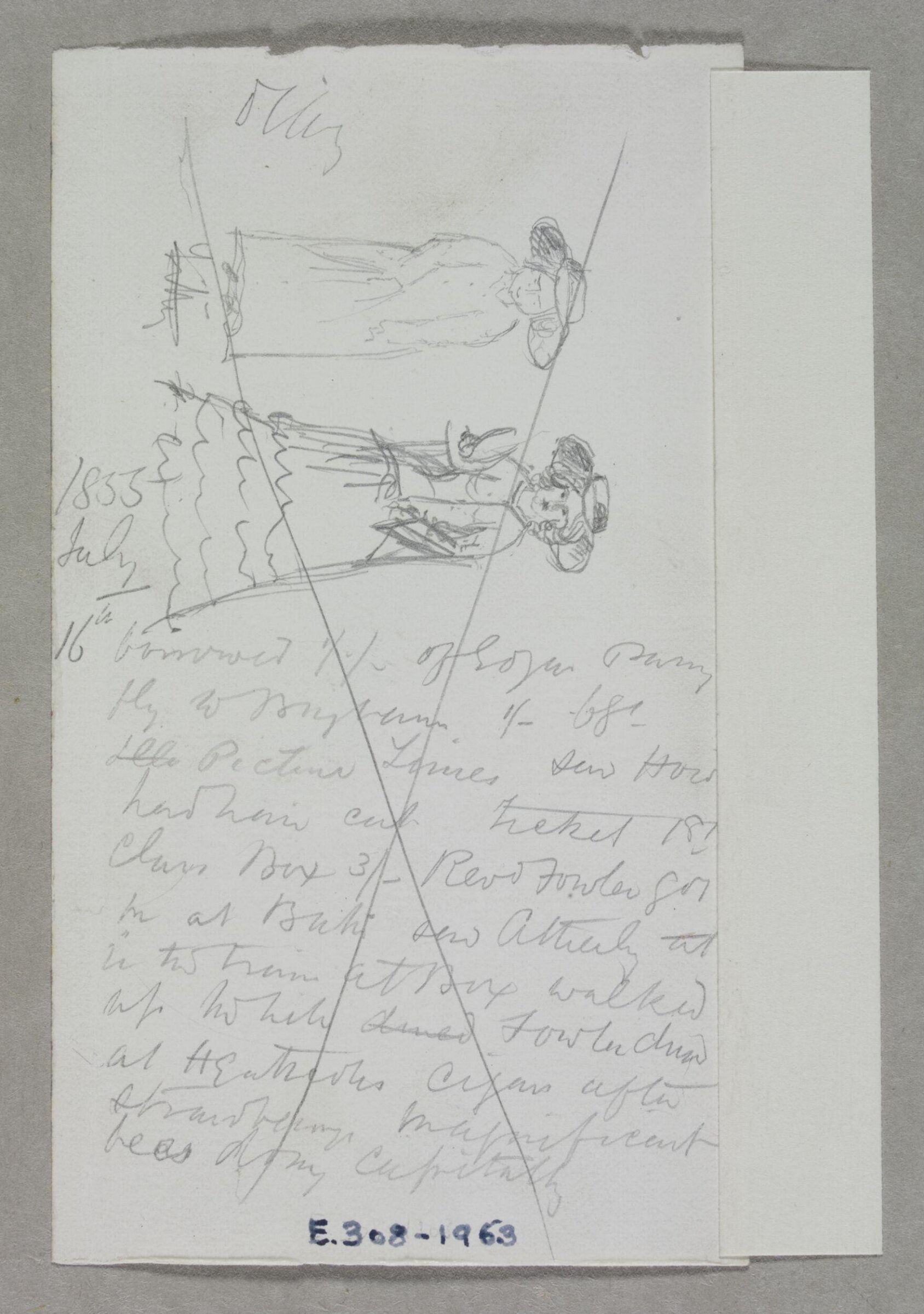 Drawing, Эдвард Уильям Годвин, май 1855 — июль 1855
