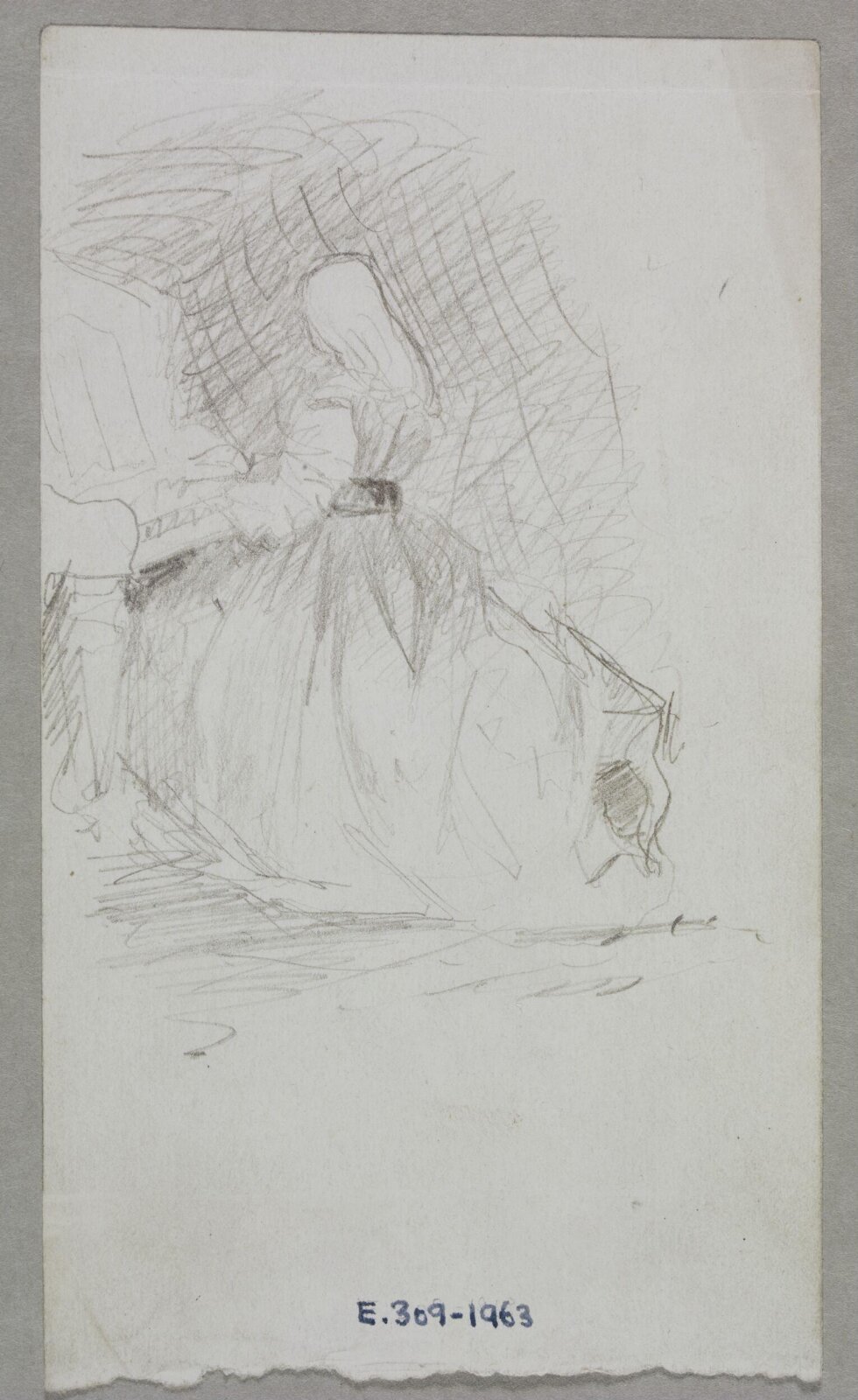 Drawing, Edward William Godwin, late 19th century