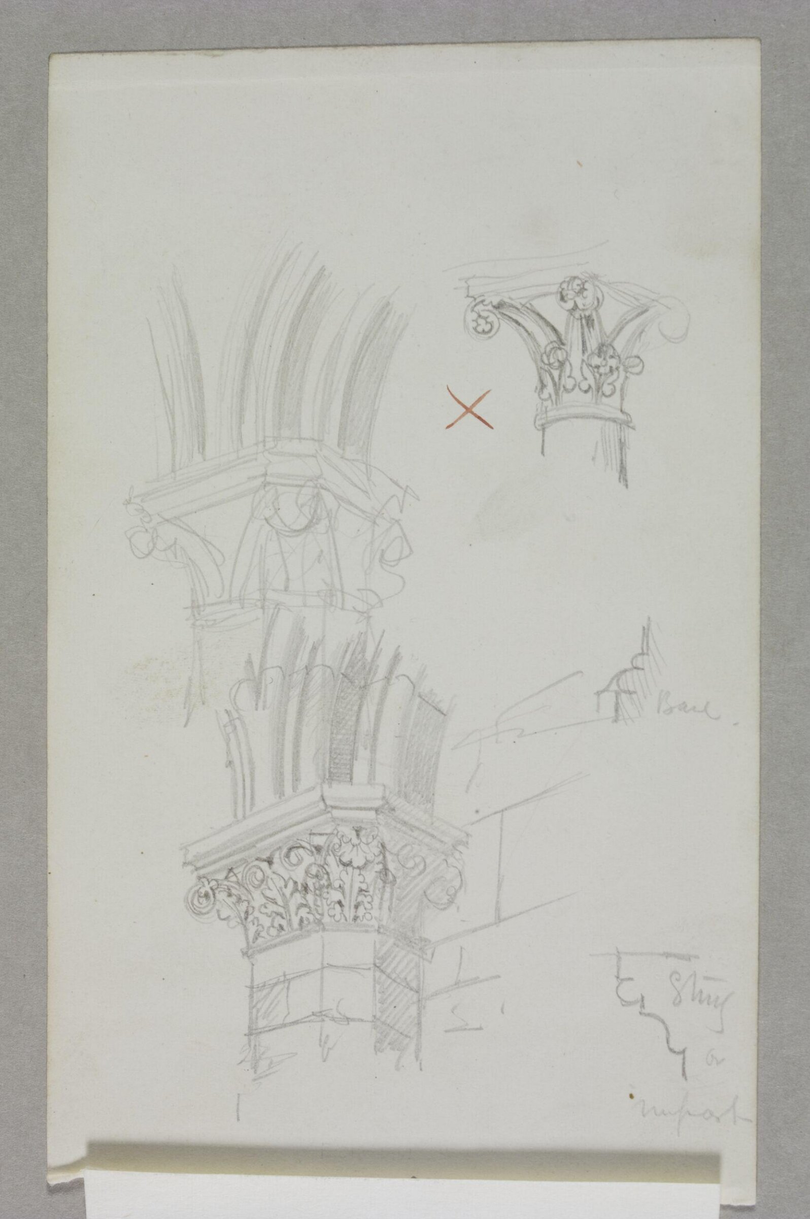 Drawing, Edward William Godwin, late 19th century