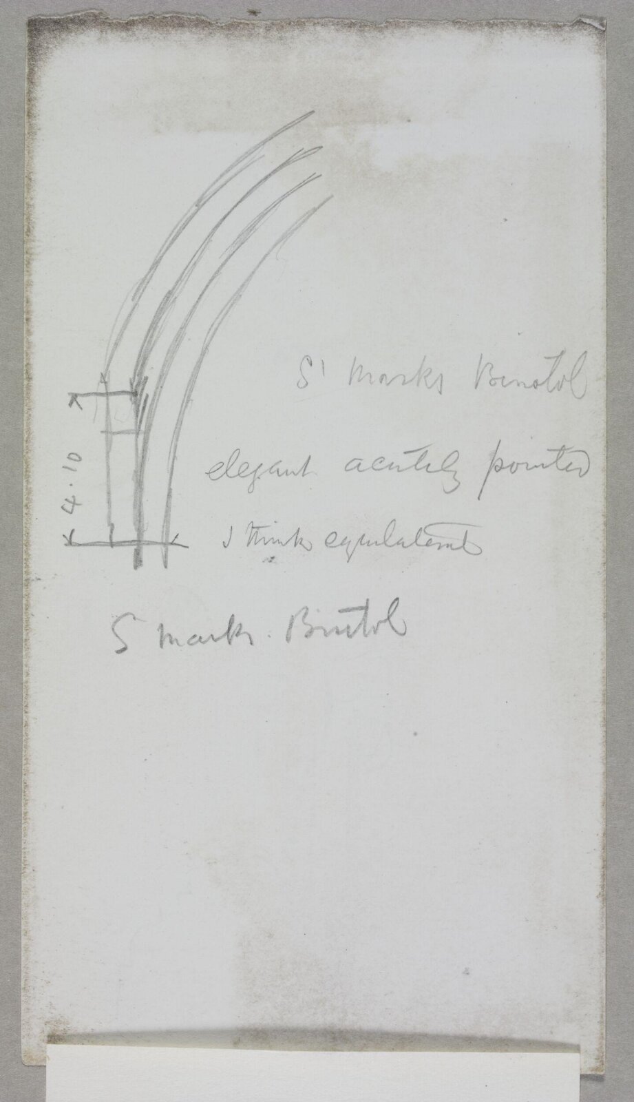 Drawing, Edward William Godwin, late 19th century