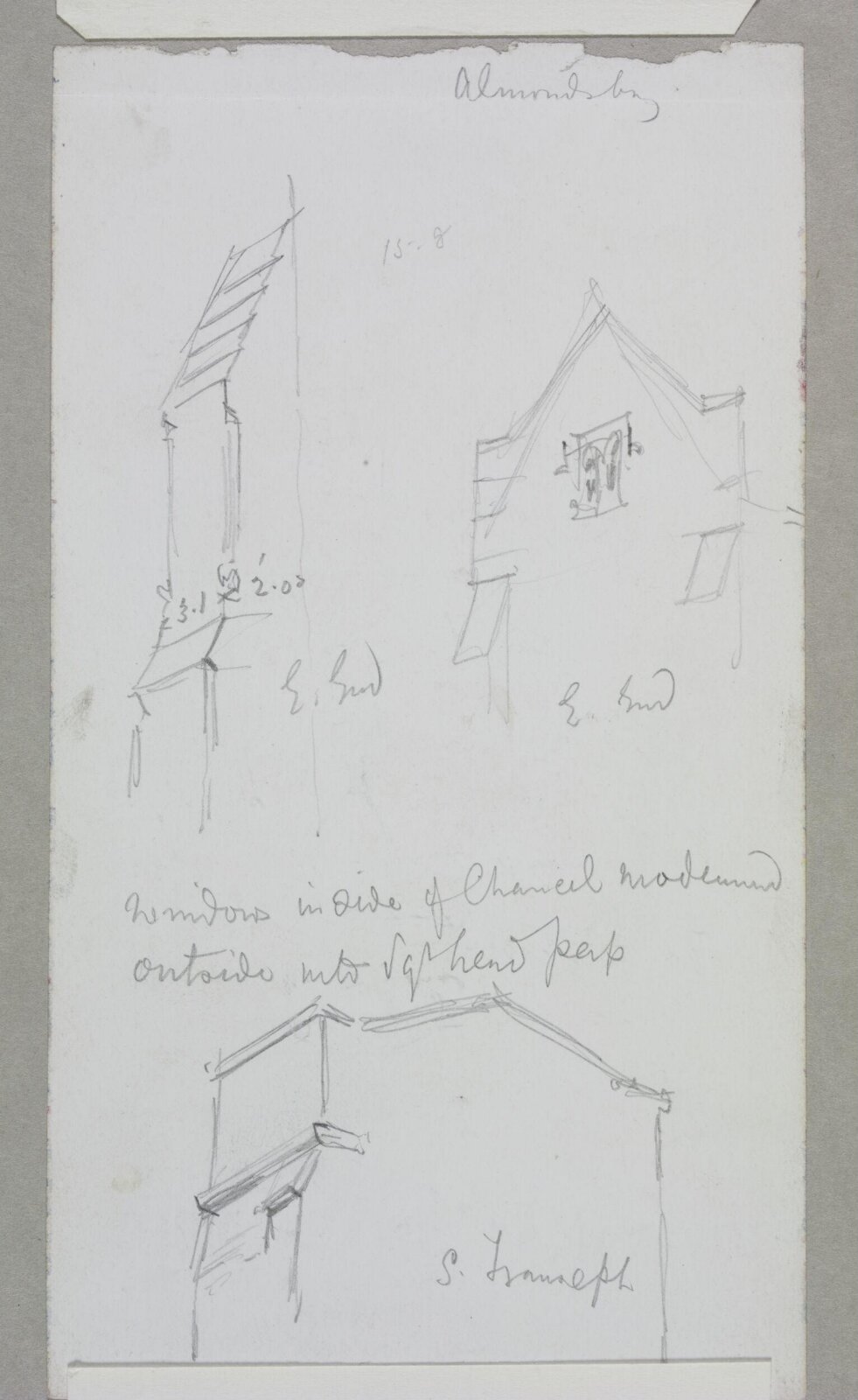 Drawing, Edward William Godwin, late 19th century