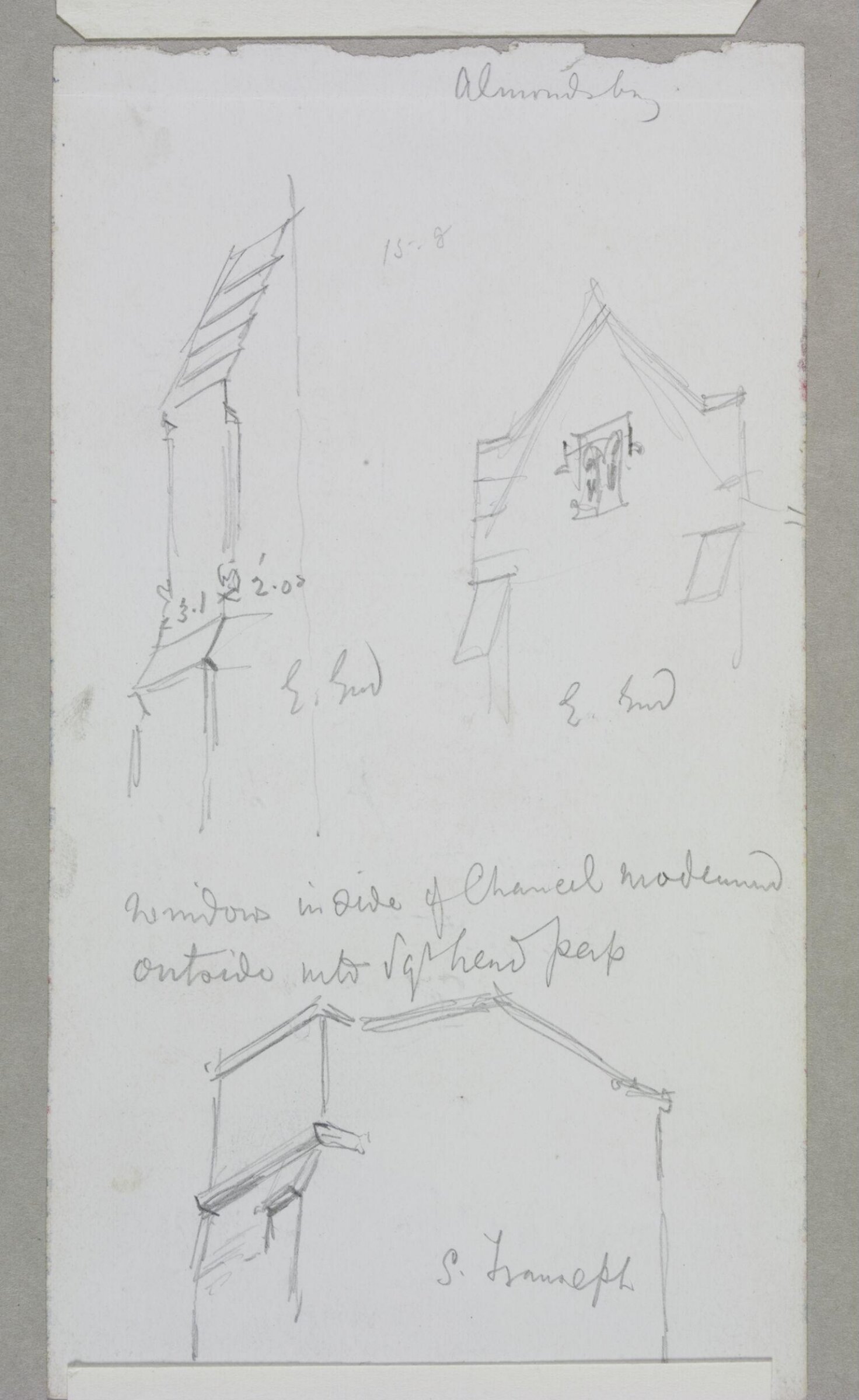 Drawing, Edward William Godwin, late 19th century