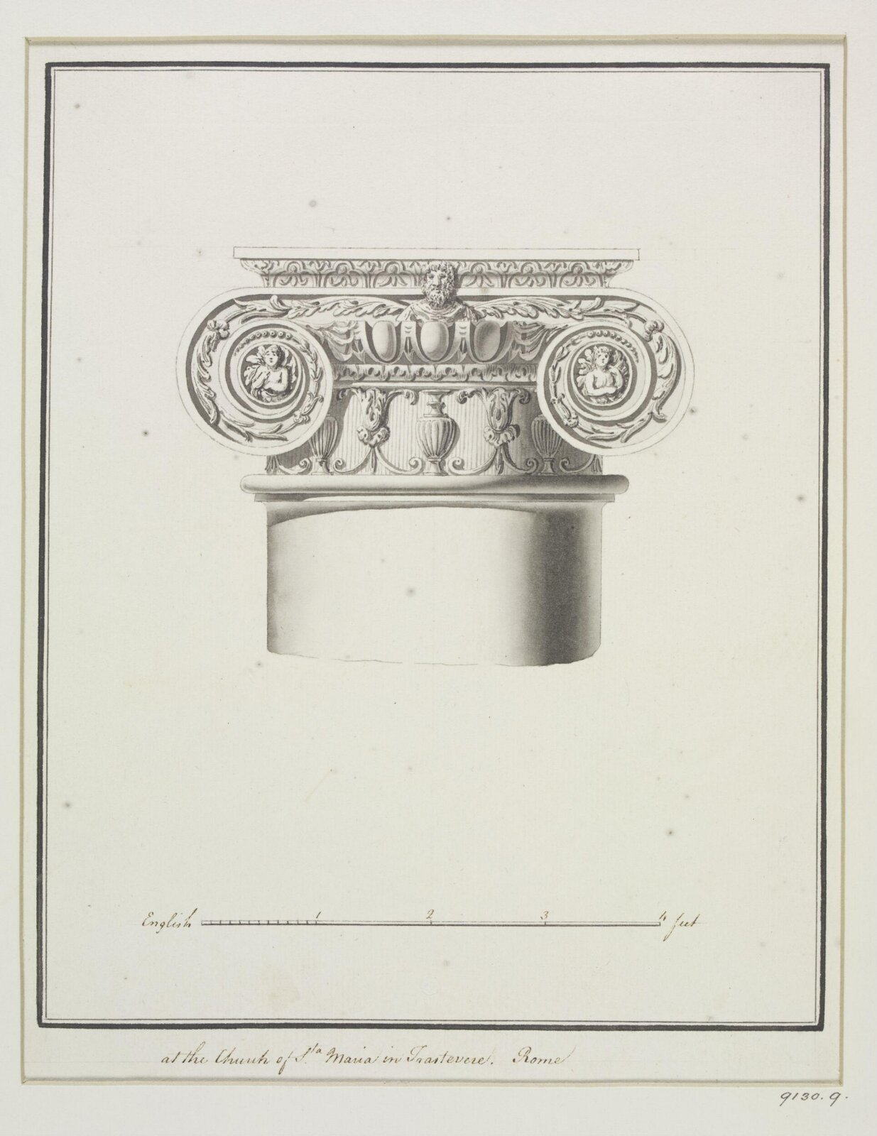 Drawing, Robert Adam, 1754-92
