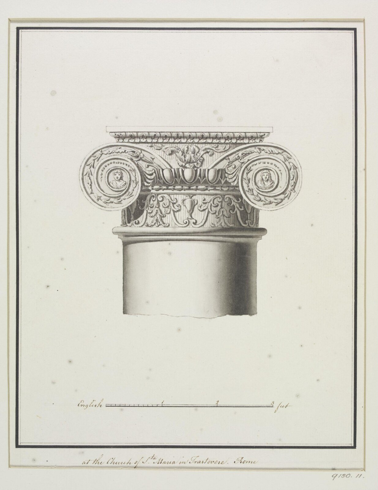 Drawing, Robert Adam, 1754-92