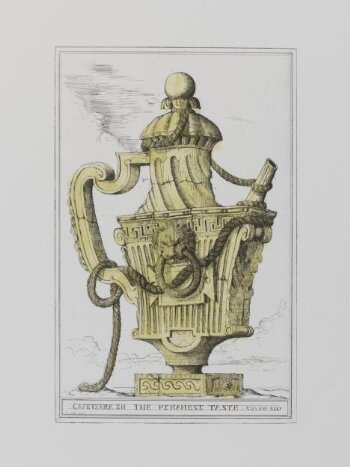 Cafetiere in the Piranesi Taste in Silver Gilt