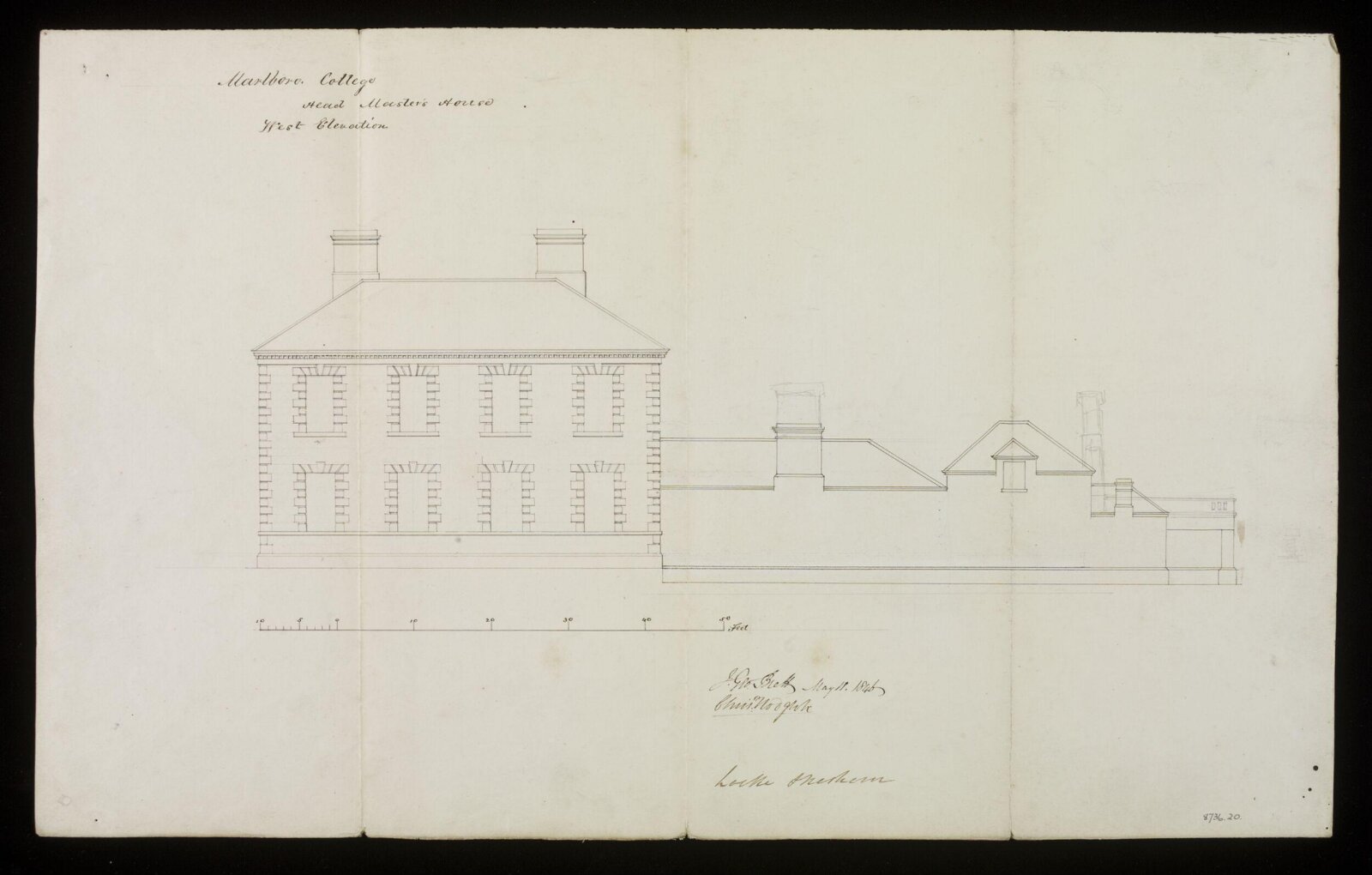 Drawing, Edward Blore, 11/05/1846