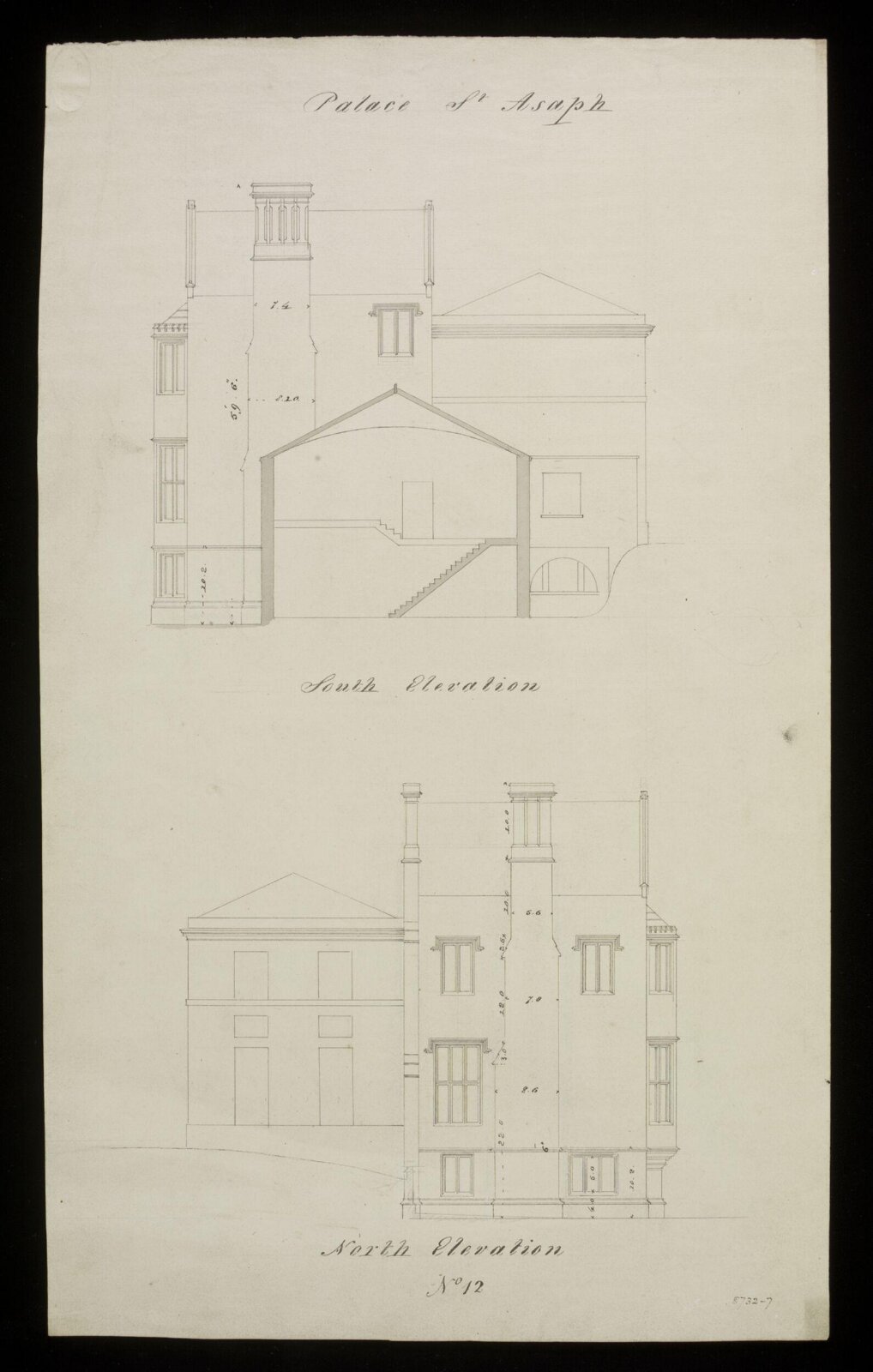 Drawing, Edward Blore, 1830-1