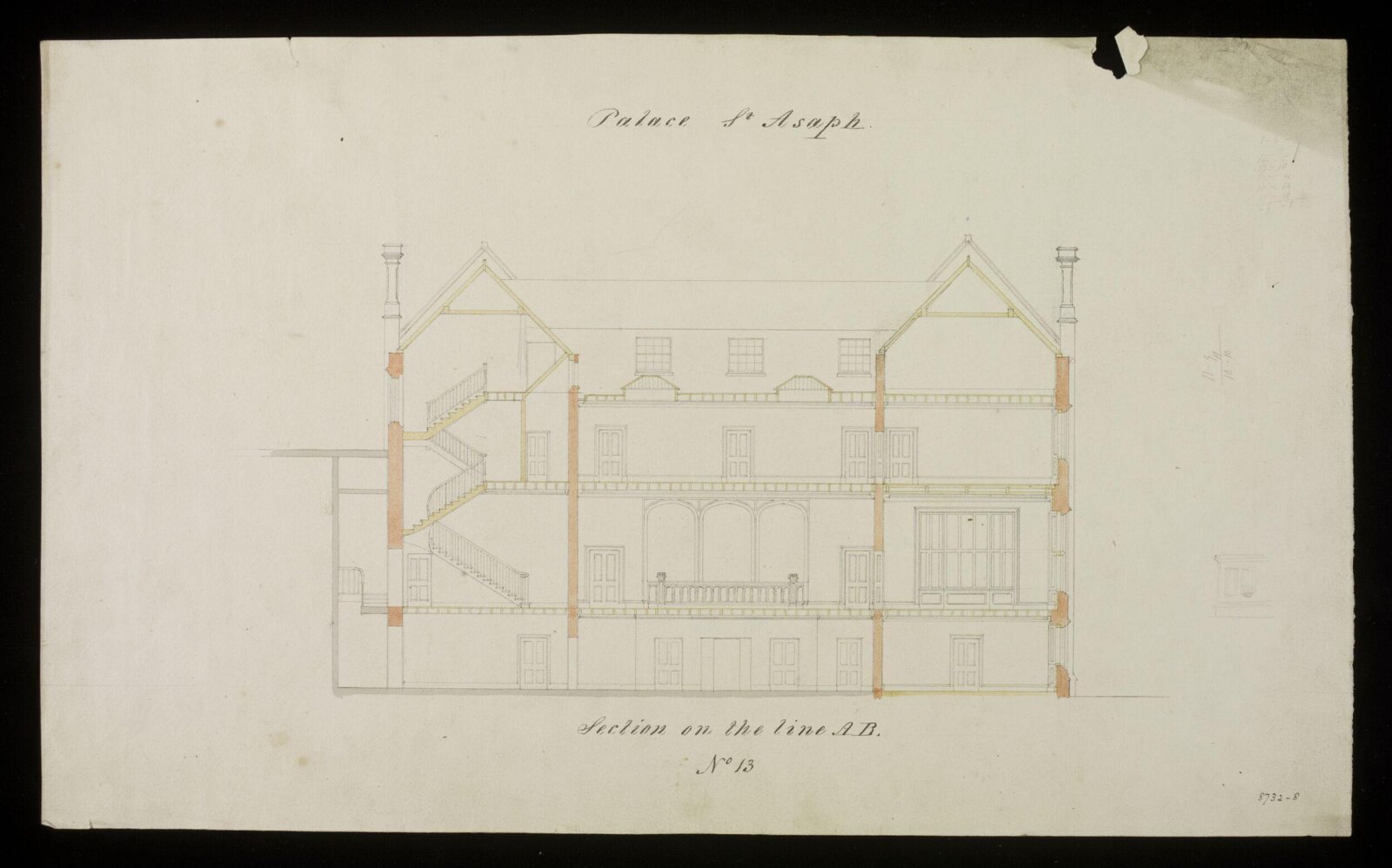 Drawing, Edward Blore, 1830-1