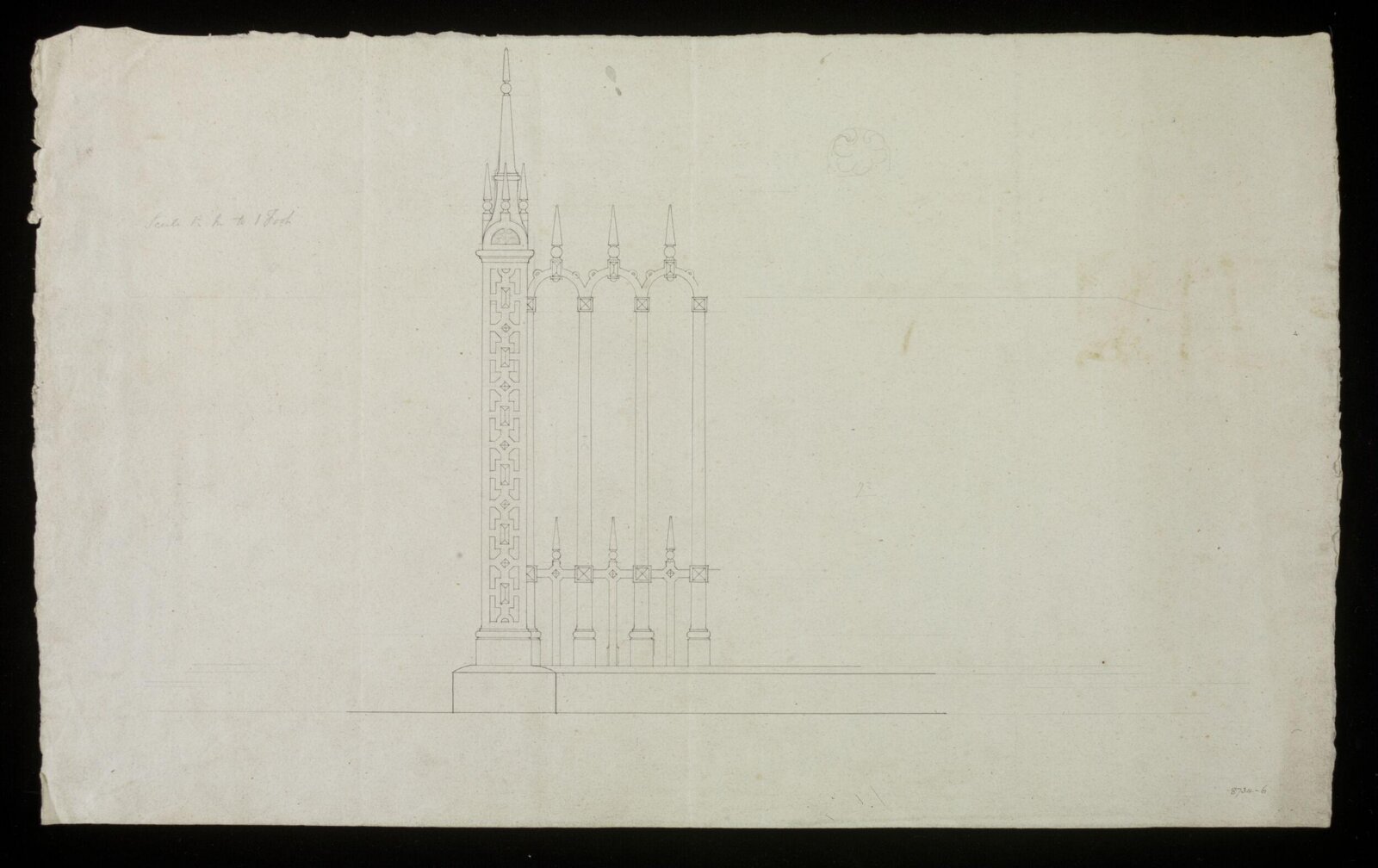Drawing, Edward Blore, c 1830