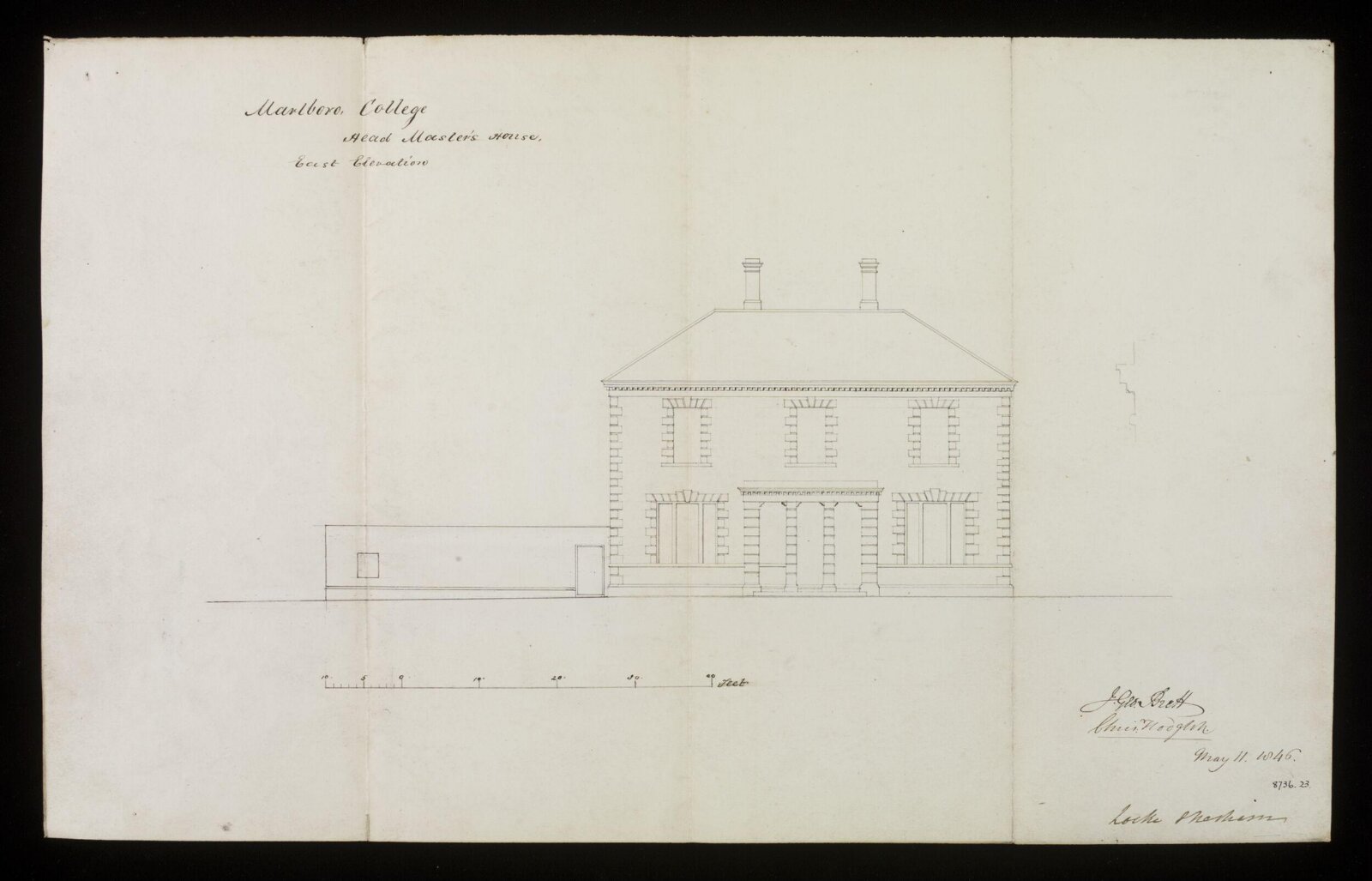 Drawing, Edward Blore, 11/05/1846