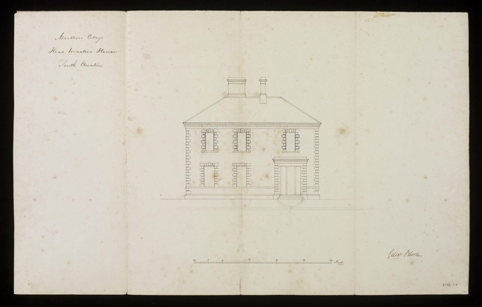 Drawing, Edward Blore, 1845-50