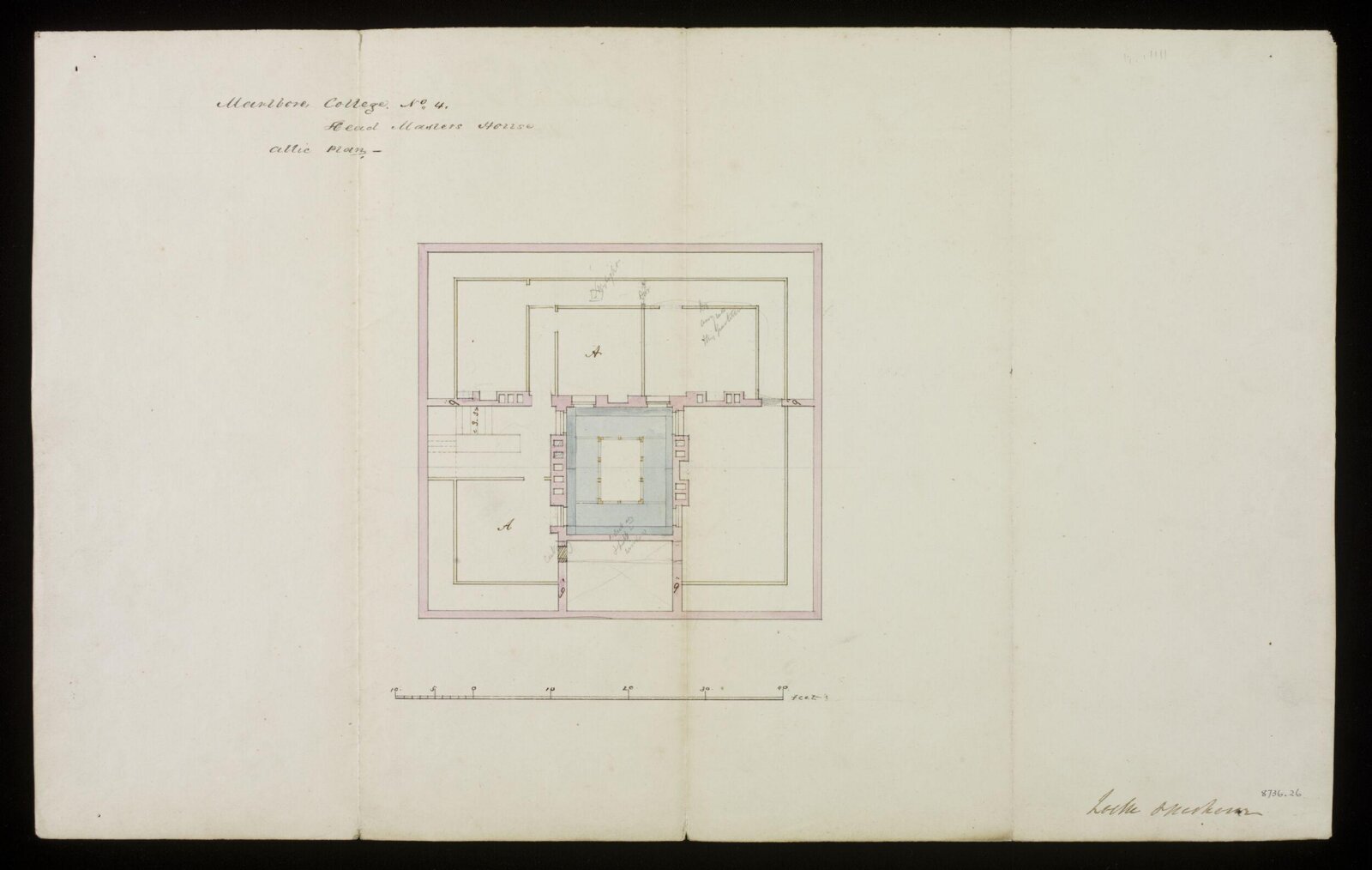 Drawing, Edward Blore, 1845-50