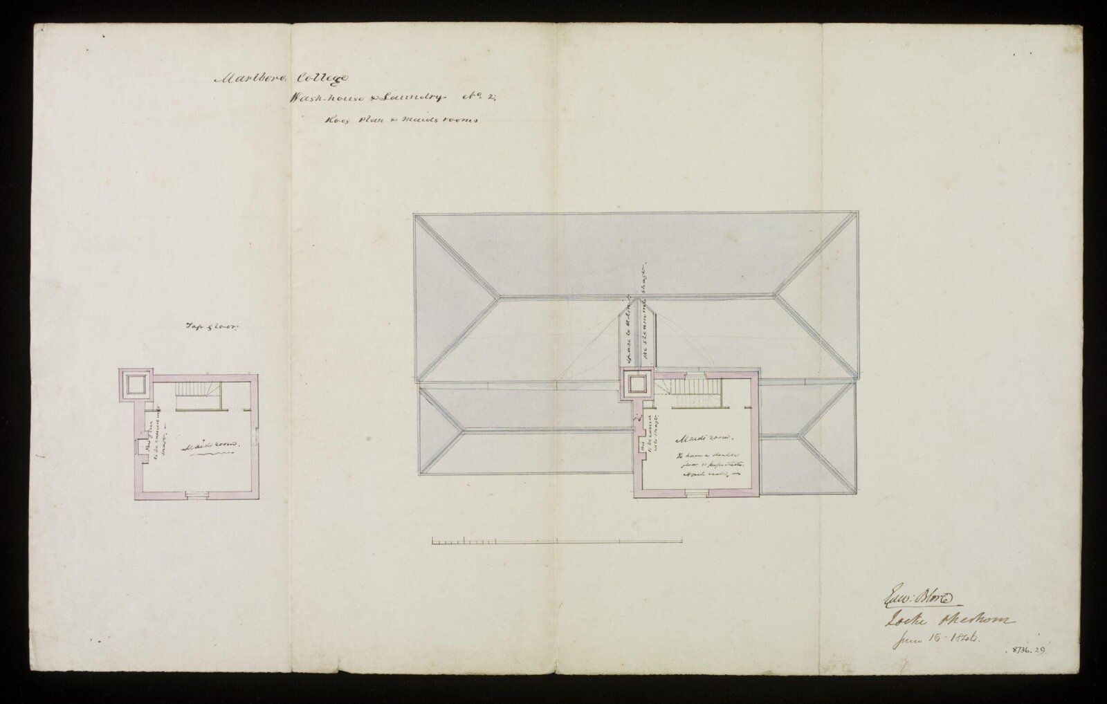 Drawing, Edward Blore, 16/06/1846