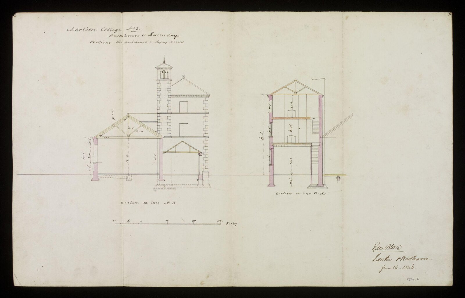 Drawing, Edward Blore, 16/06/1846