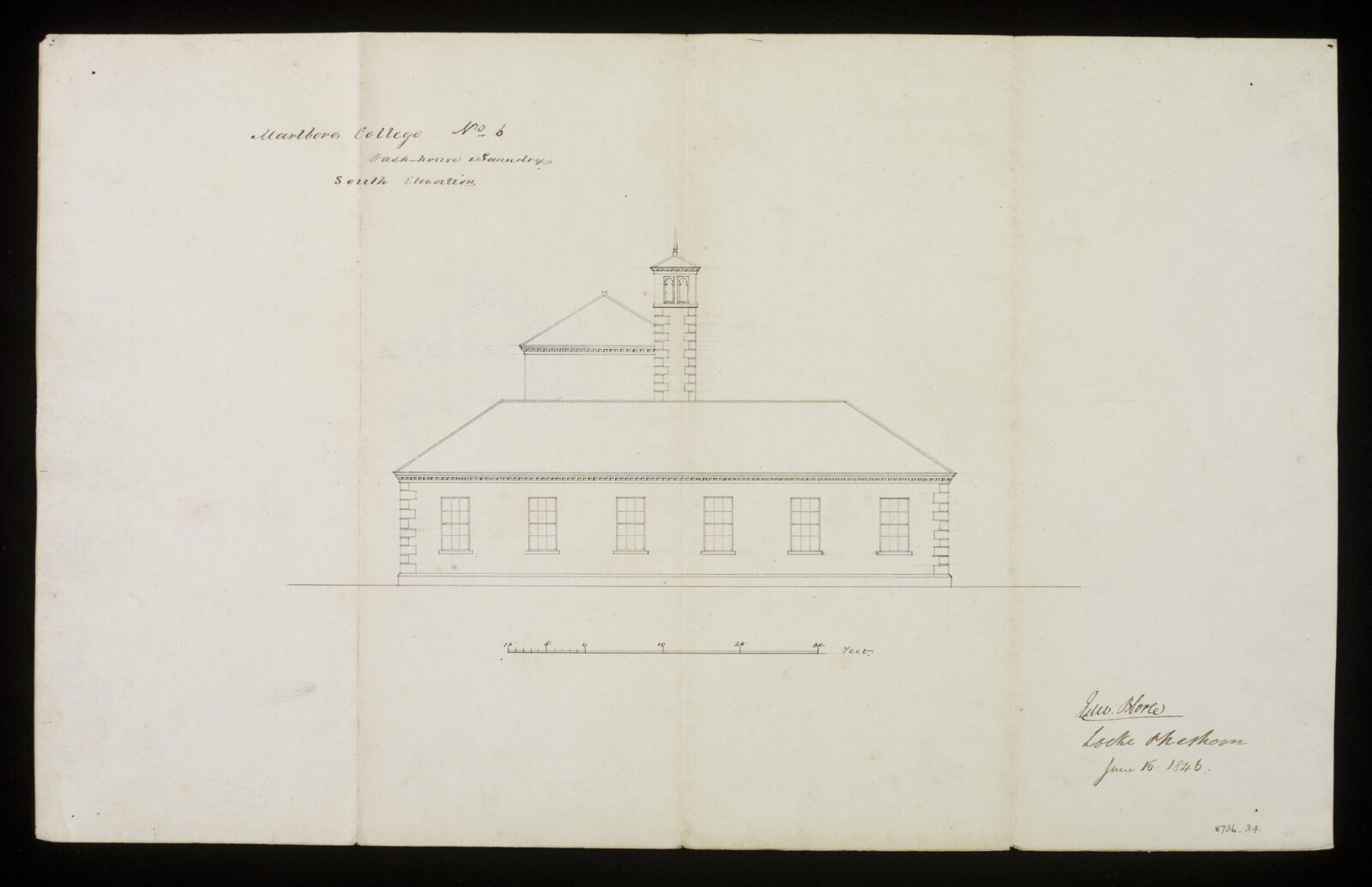 Drawing, Edward Blore, 16/06/1846