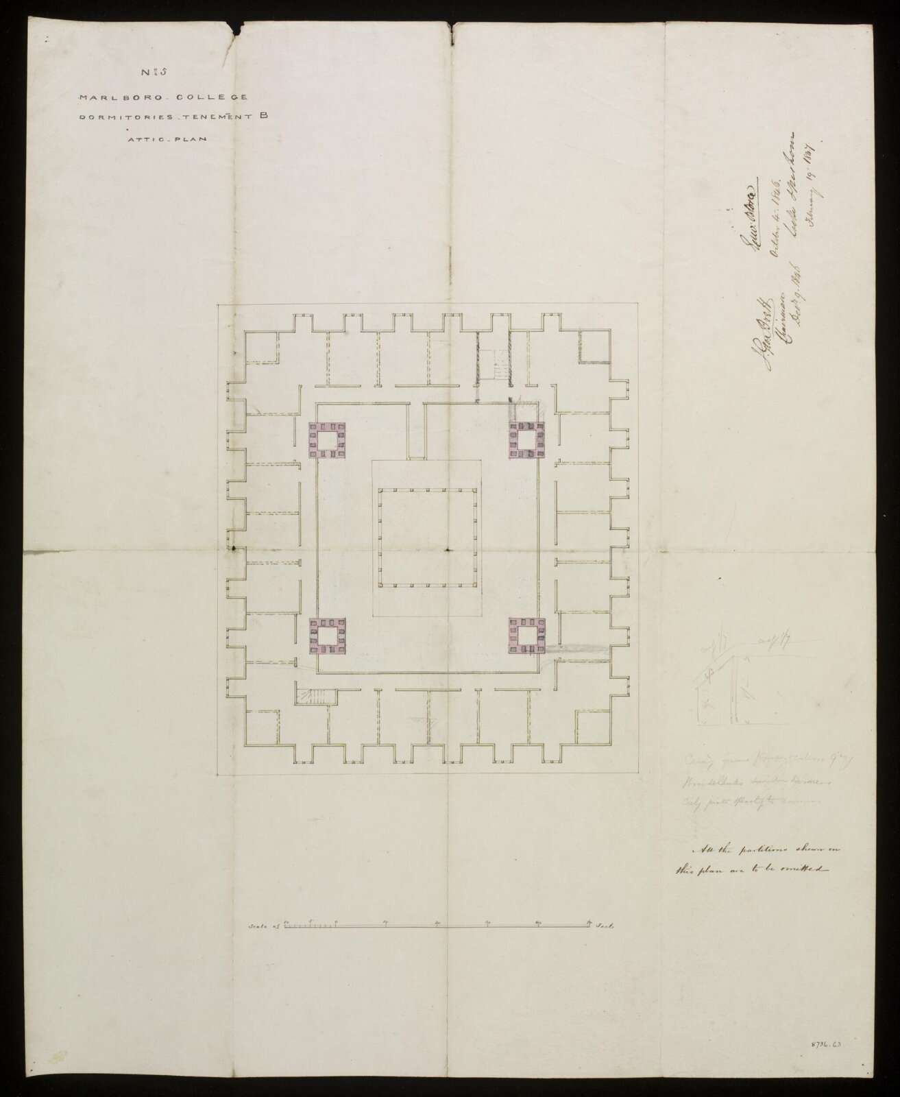 Drawing, Edward Blore, 04/10/1846