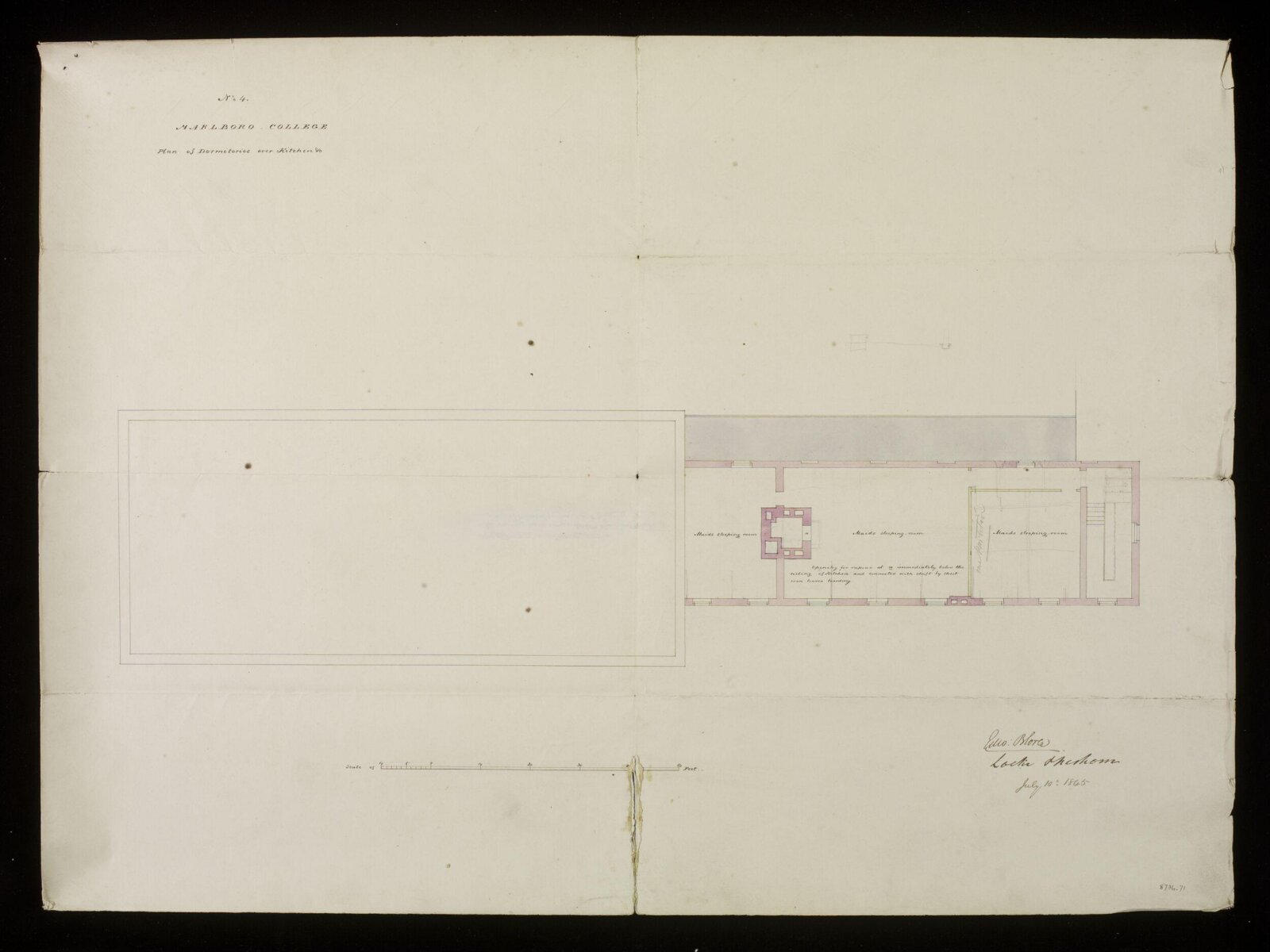 Drawing, Edward Blore, 10/07/1845