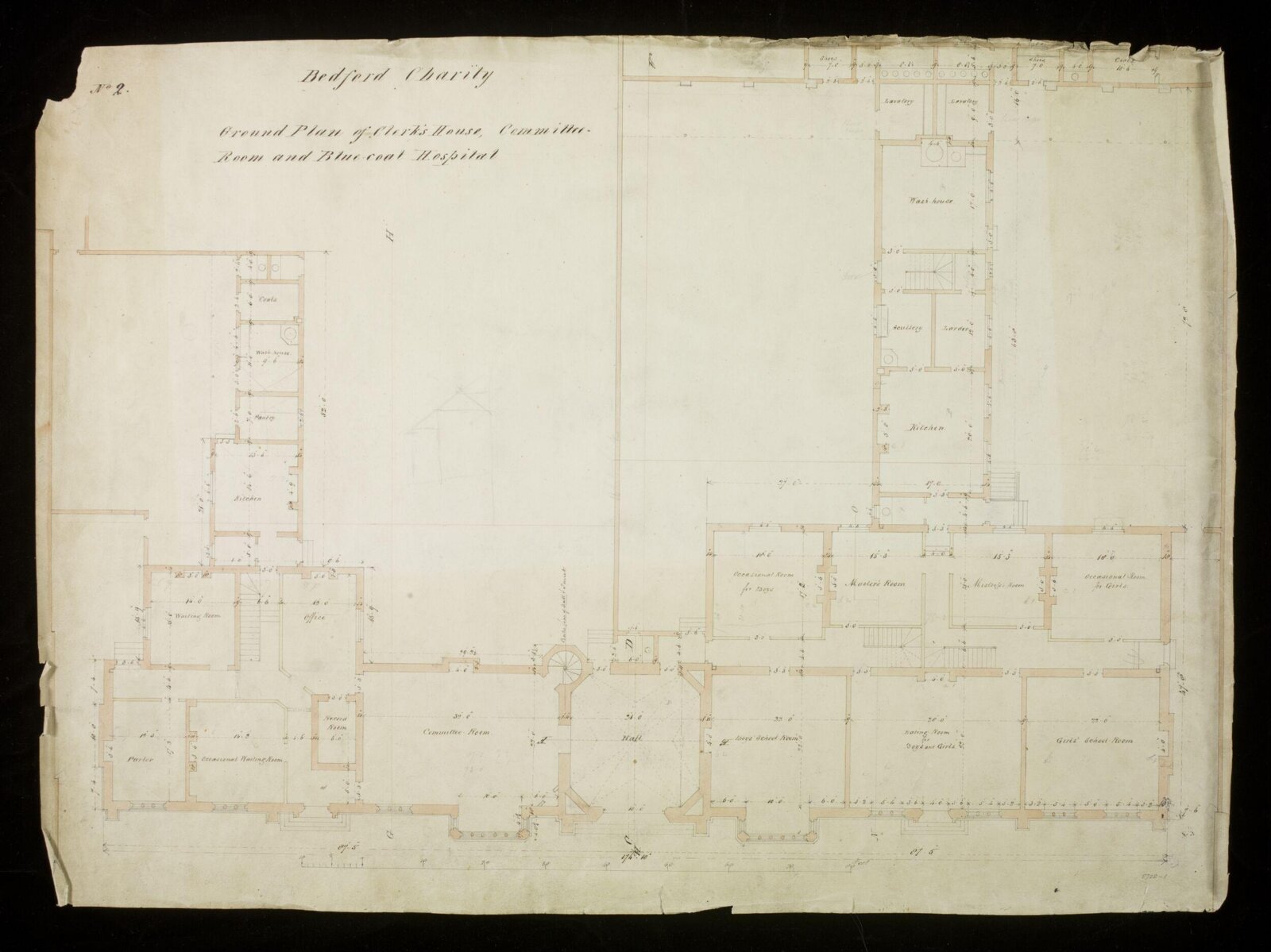 Drawing, Edward Blore, 1831-34
