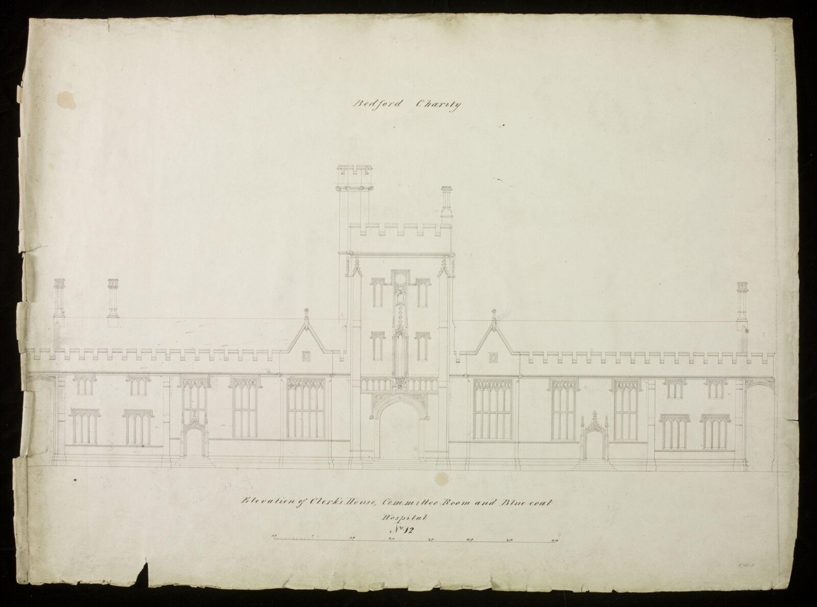 Drawing, Edward Blore, 1831-34