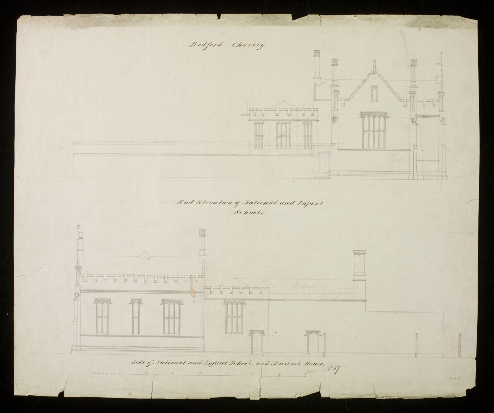 Drawing, Edward Blore, 1831-34