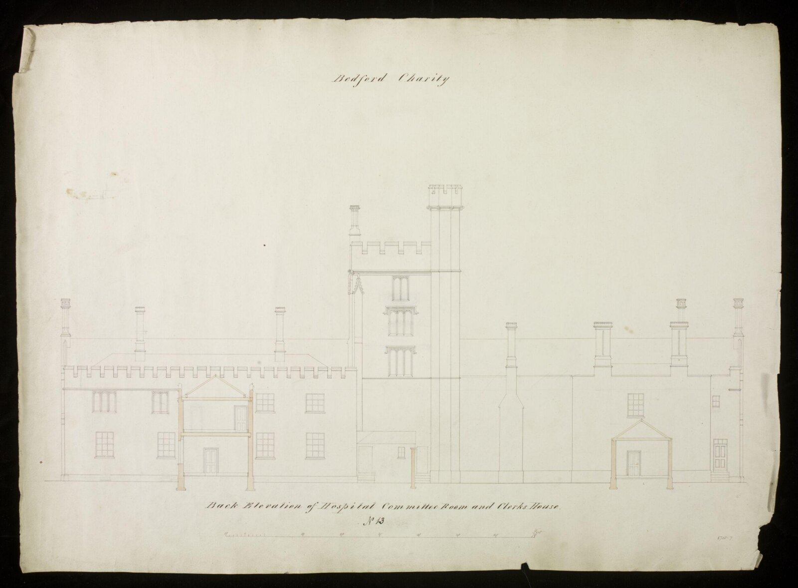 Drawing, Edward Blore, 1831-34
