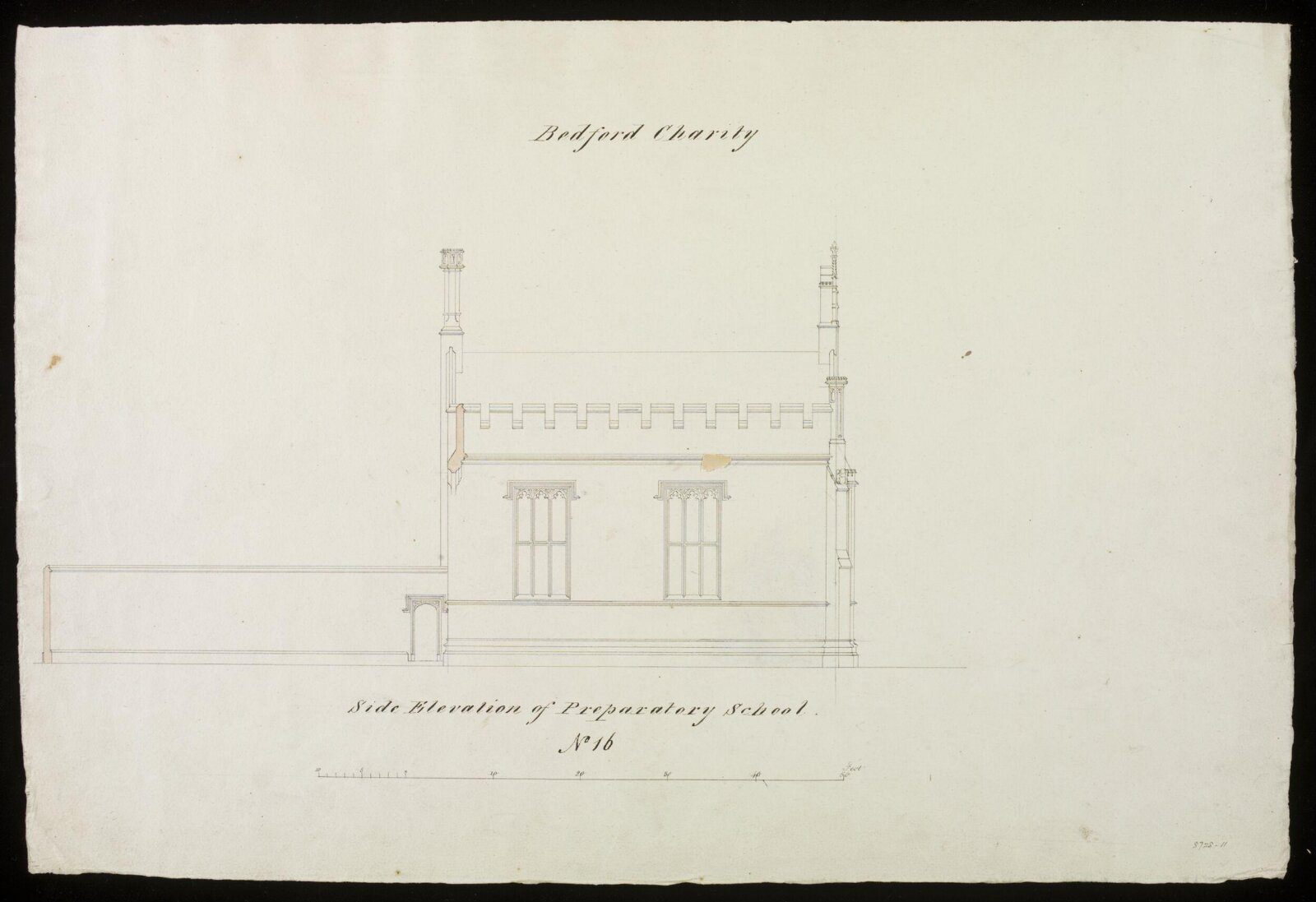 Drawing, Edward Blore, 1831-34