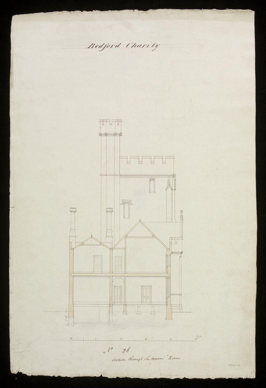 Drawing, Edward Blore, 1831-34