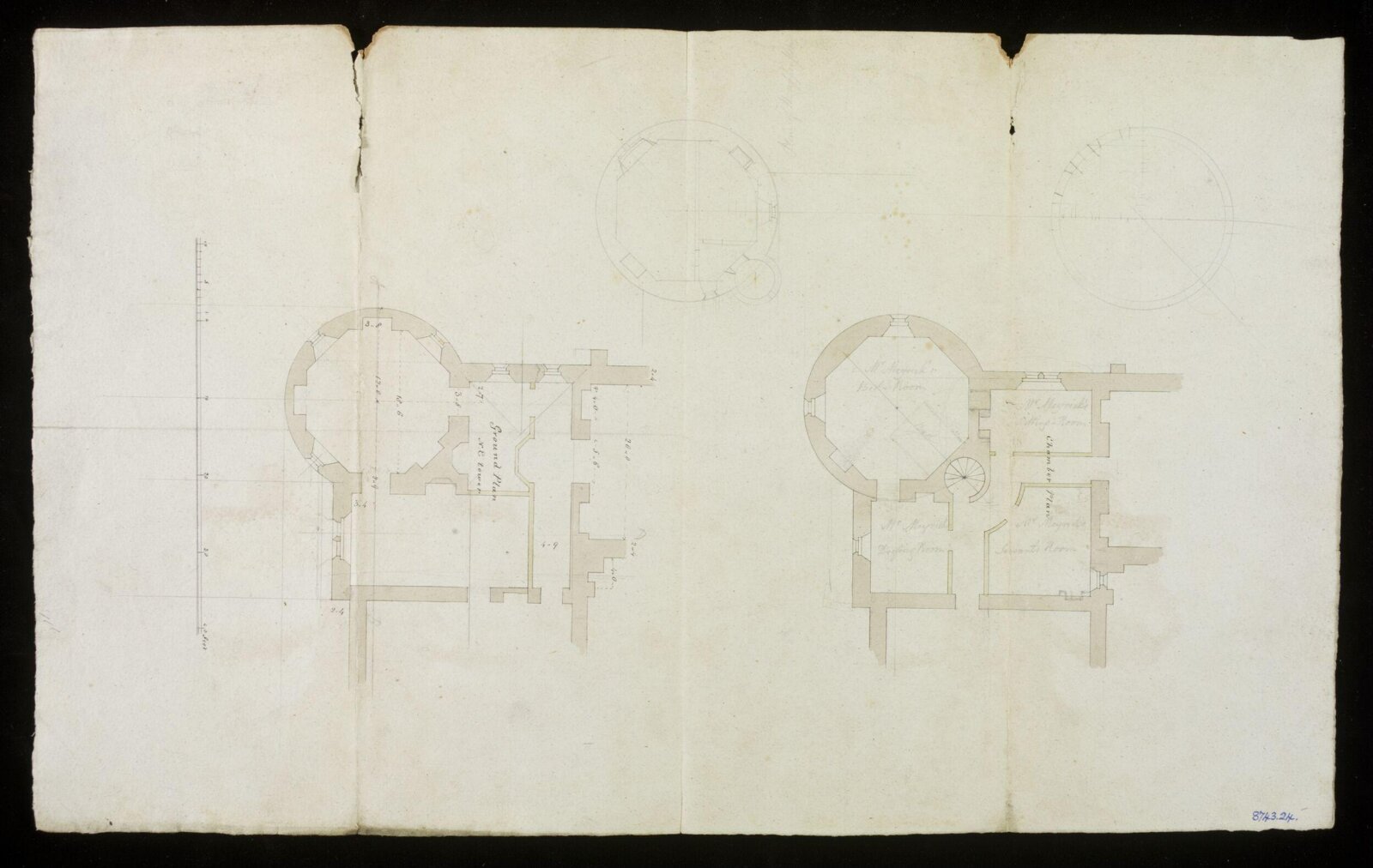 Drawing, Edward Blore, 1828-31