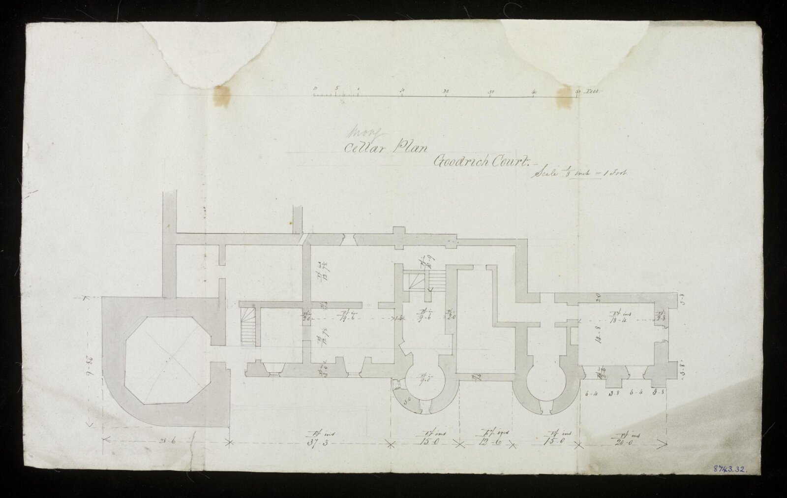 Drawing, Edward Blore, 1828-31