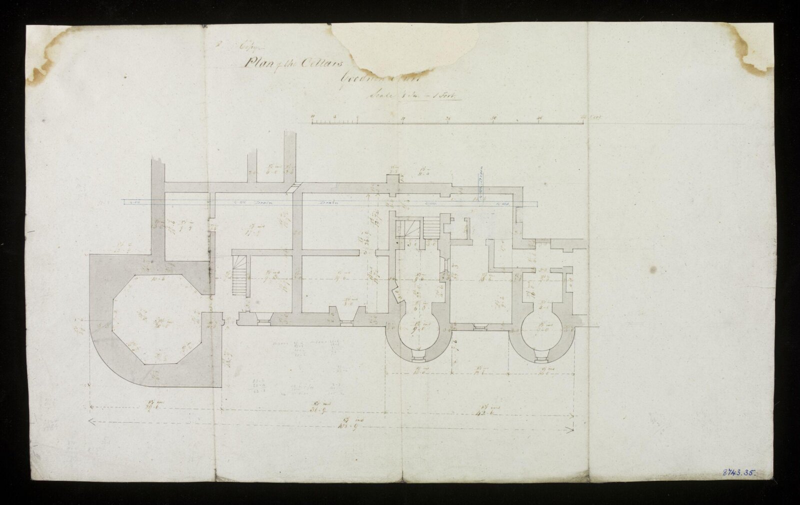 Drawing, Edward Blore, 1828-31