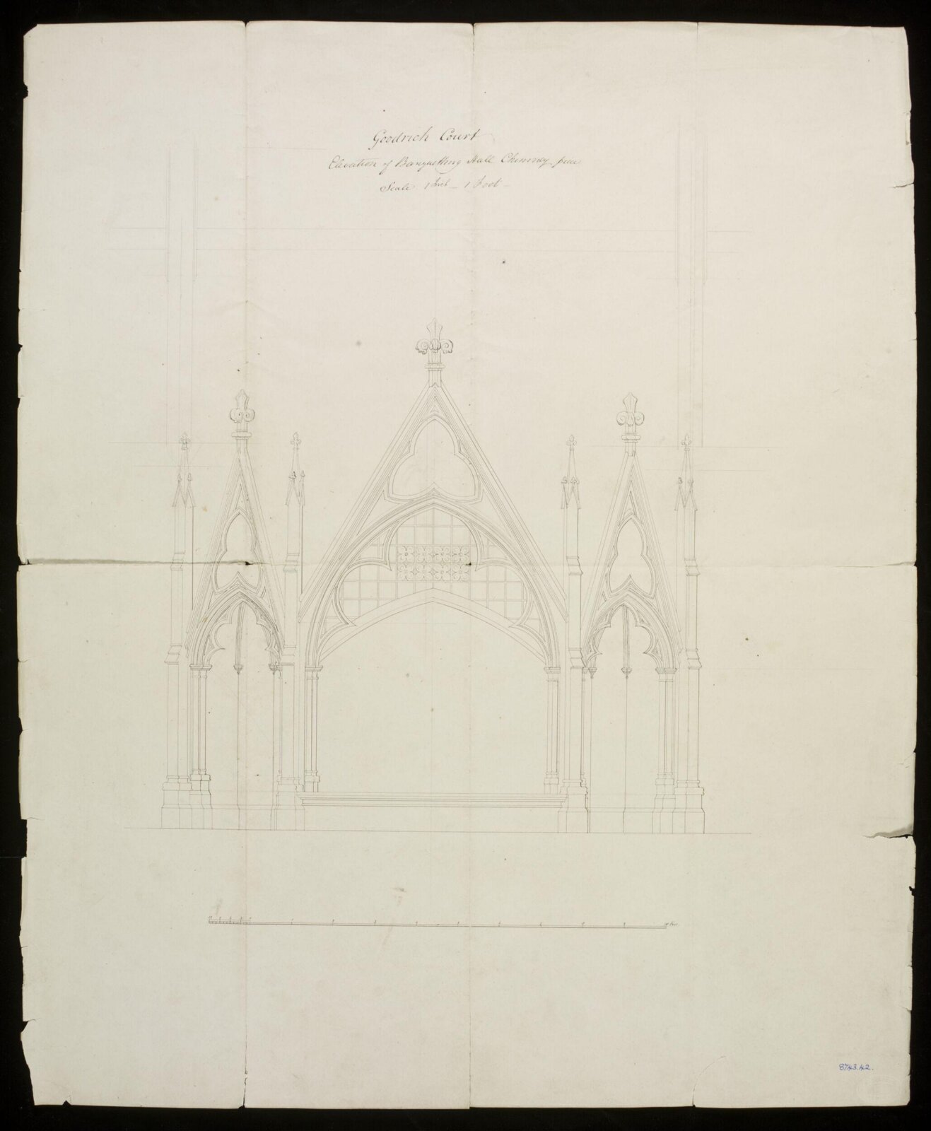 Drawing, Edward Blore, 1828-31