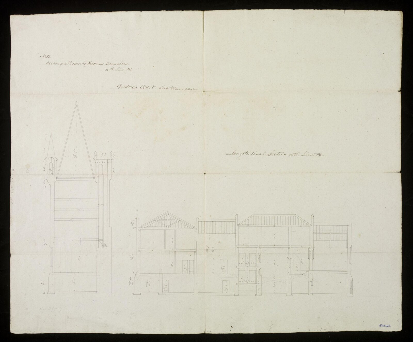 Drawing, Edward Blore, 1828-31