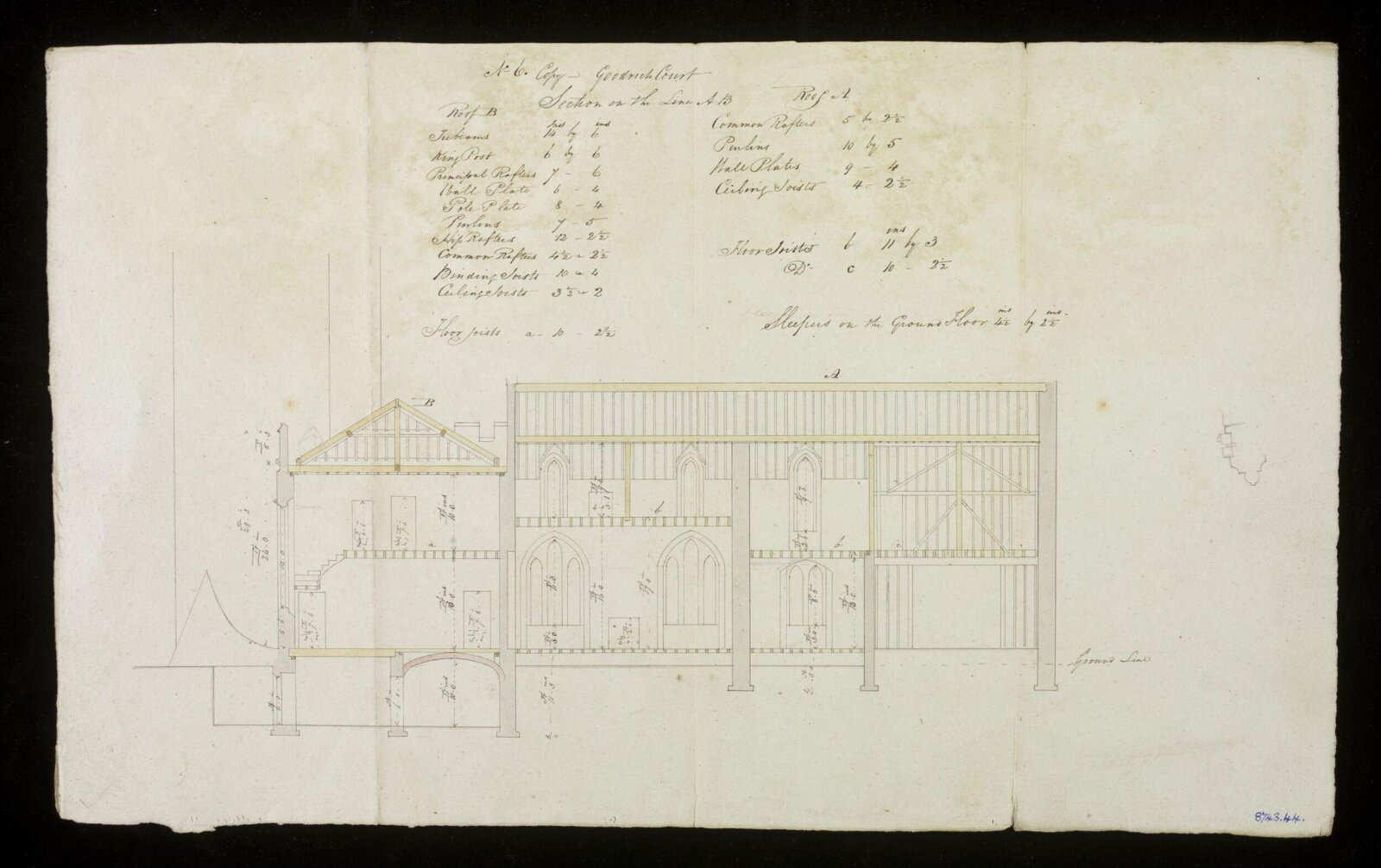 Drawing, Edward Blore, 1828-31
