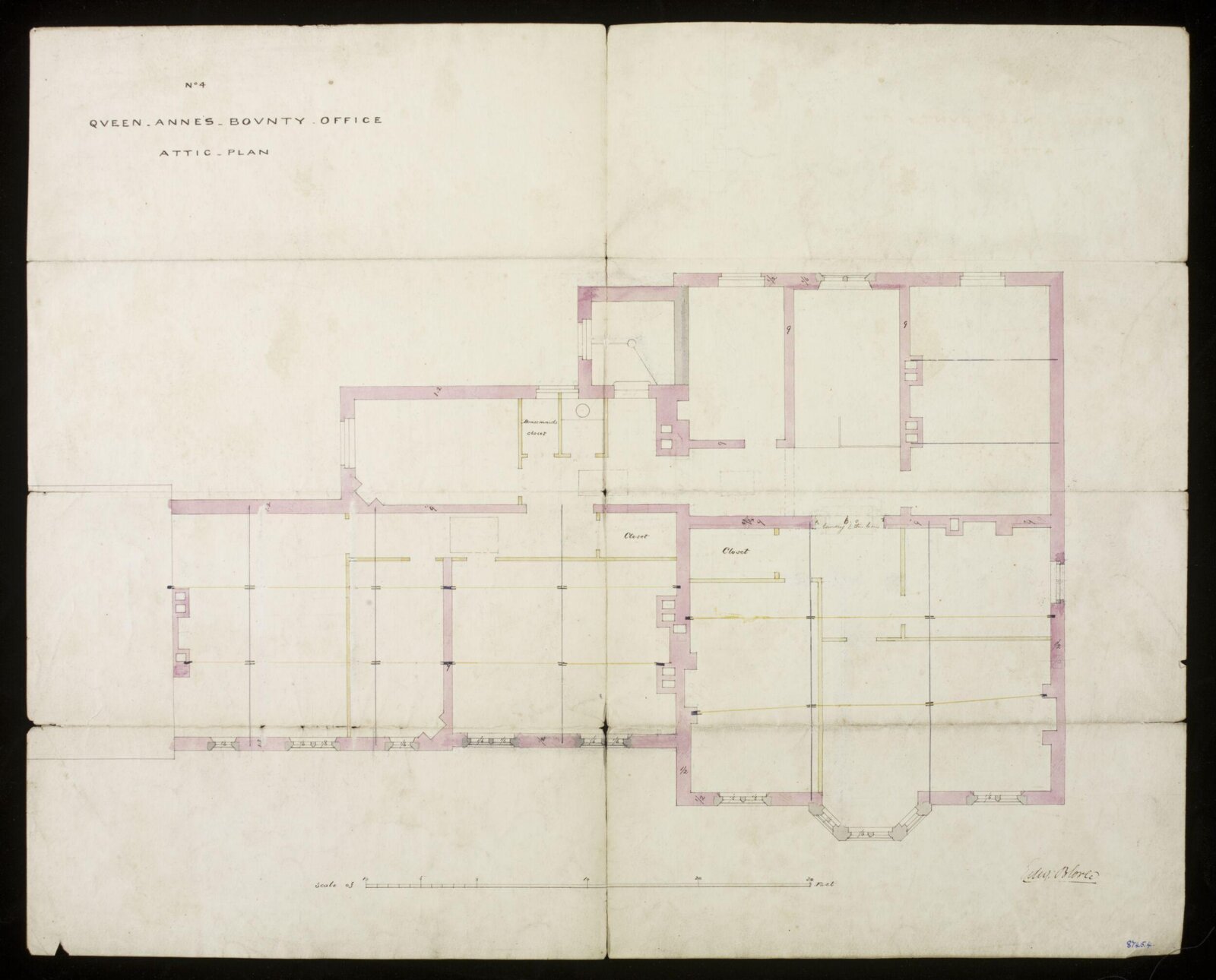 Drawing, Edward Blore, c. 1840
