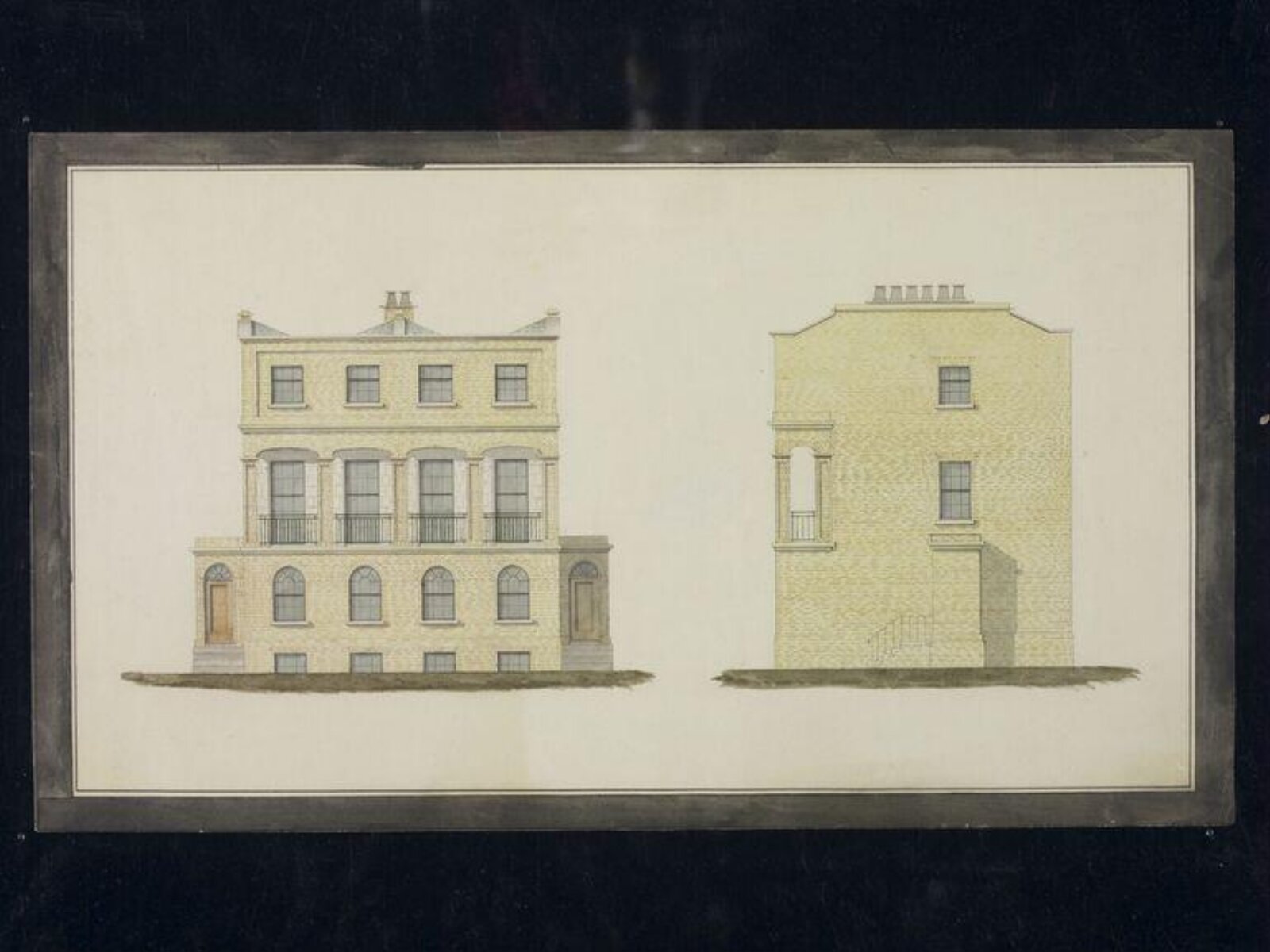 Drawing, W. Gordon, ca. 1824